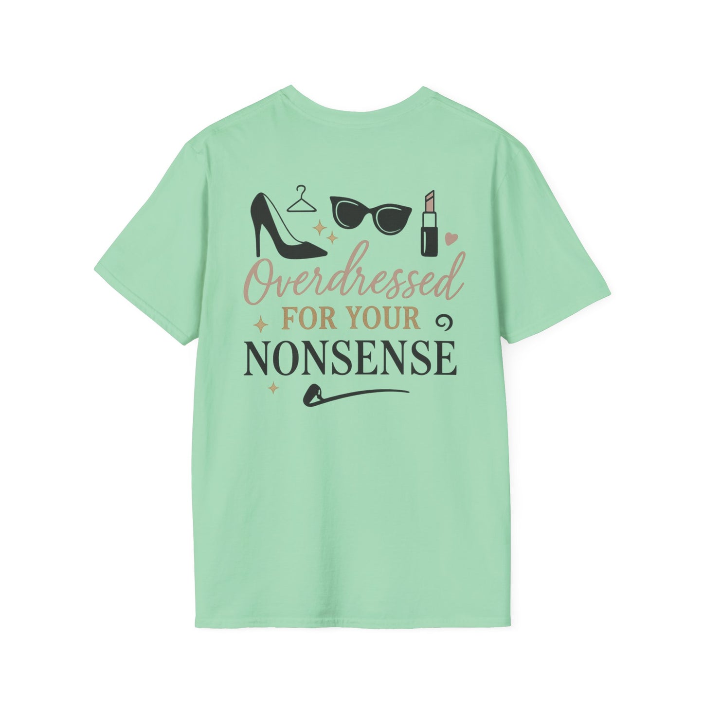 Funny Overdressed T-Shirt - Perfect for Casual Outings & Gift Occasions