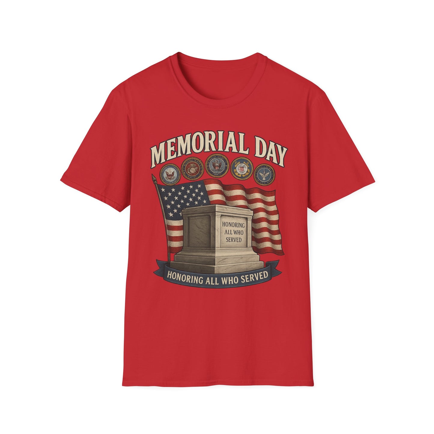 Memorial Day Tribute T-Shirt - Honoring All Who Served