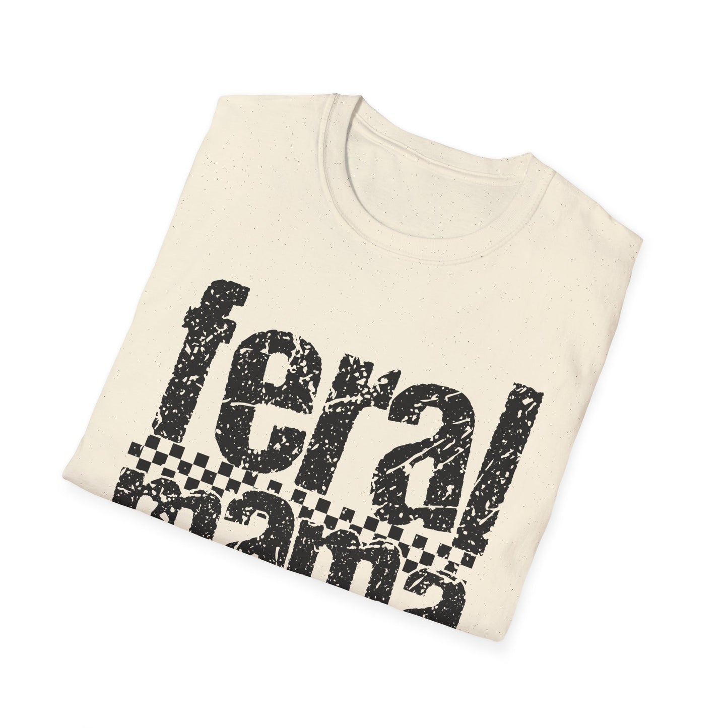 Feral Mama Unisex Softstyle T-Shirt, Funny Gift for Moms, Casual Wear, Graphic Tee, Mother's Day Present, Everyday Comfort