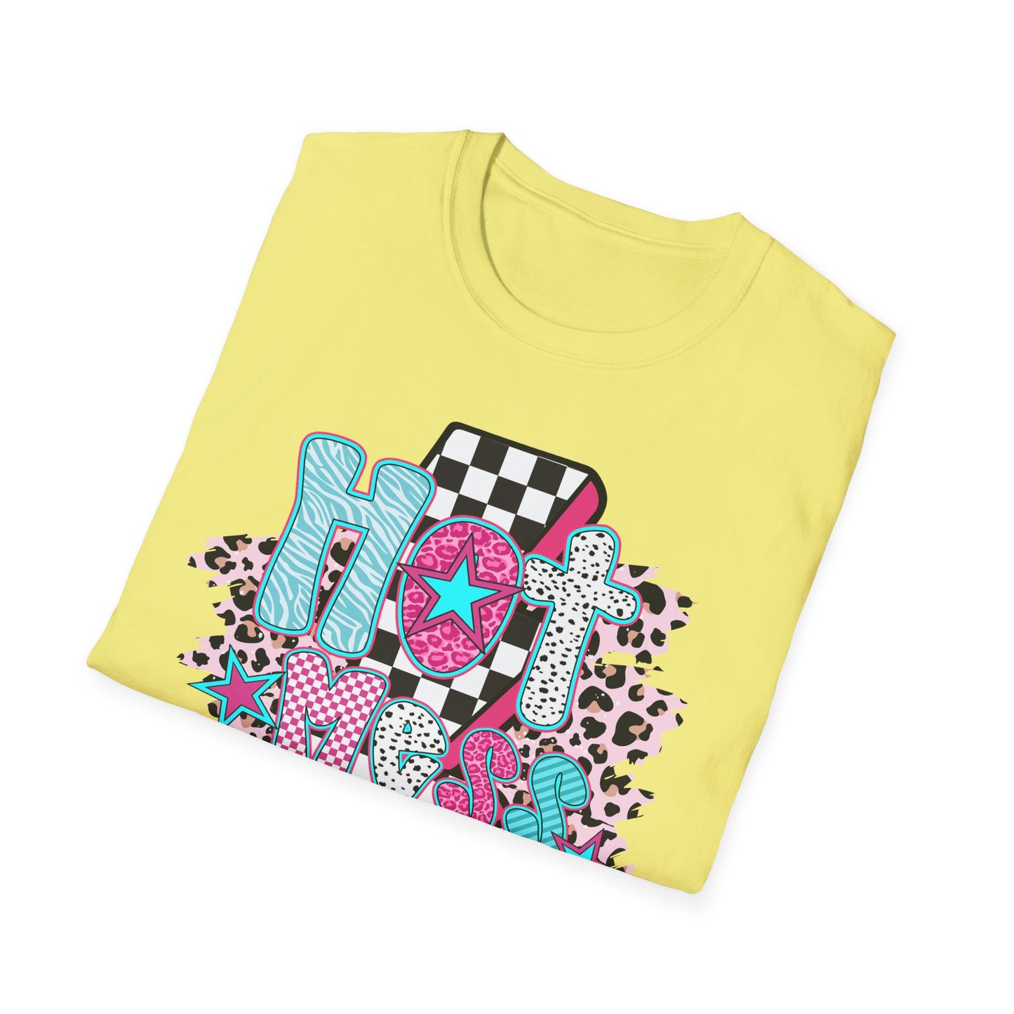 Fun 'Hot Mess Mama' T-Shirt - Perfect for Moms!