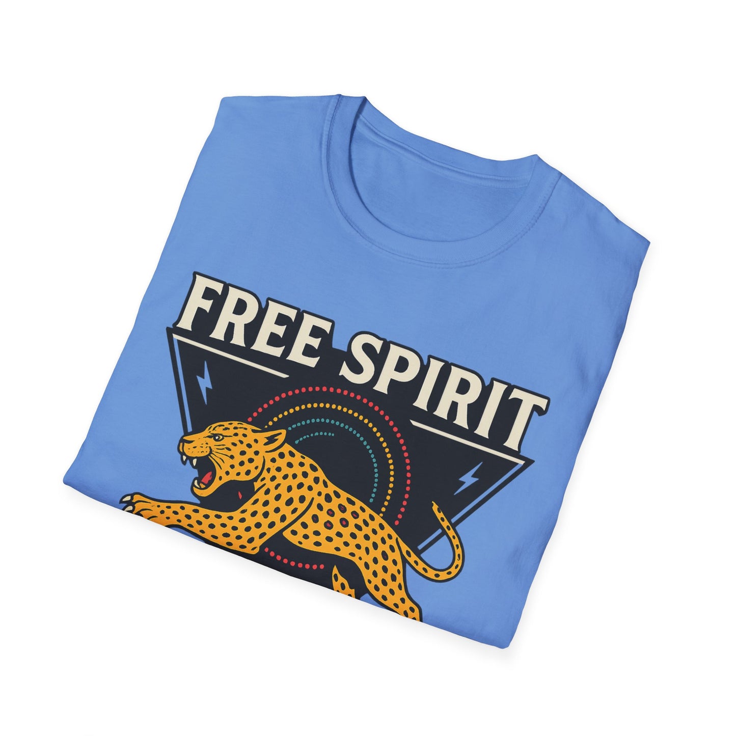 Retro Free Spirit Leopard - Graphic Tee