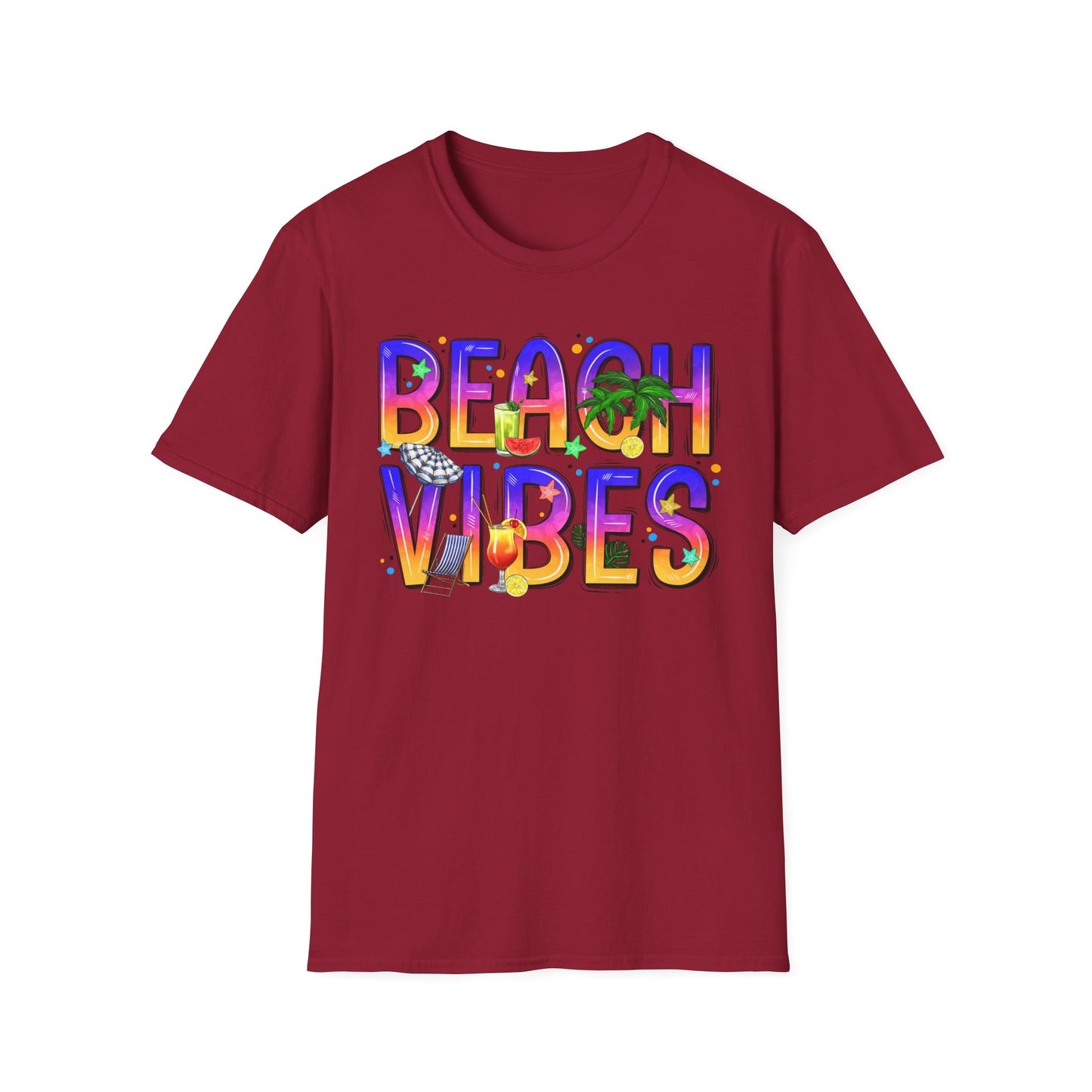 Beach Vibes - Bright and Fun Tee