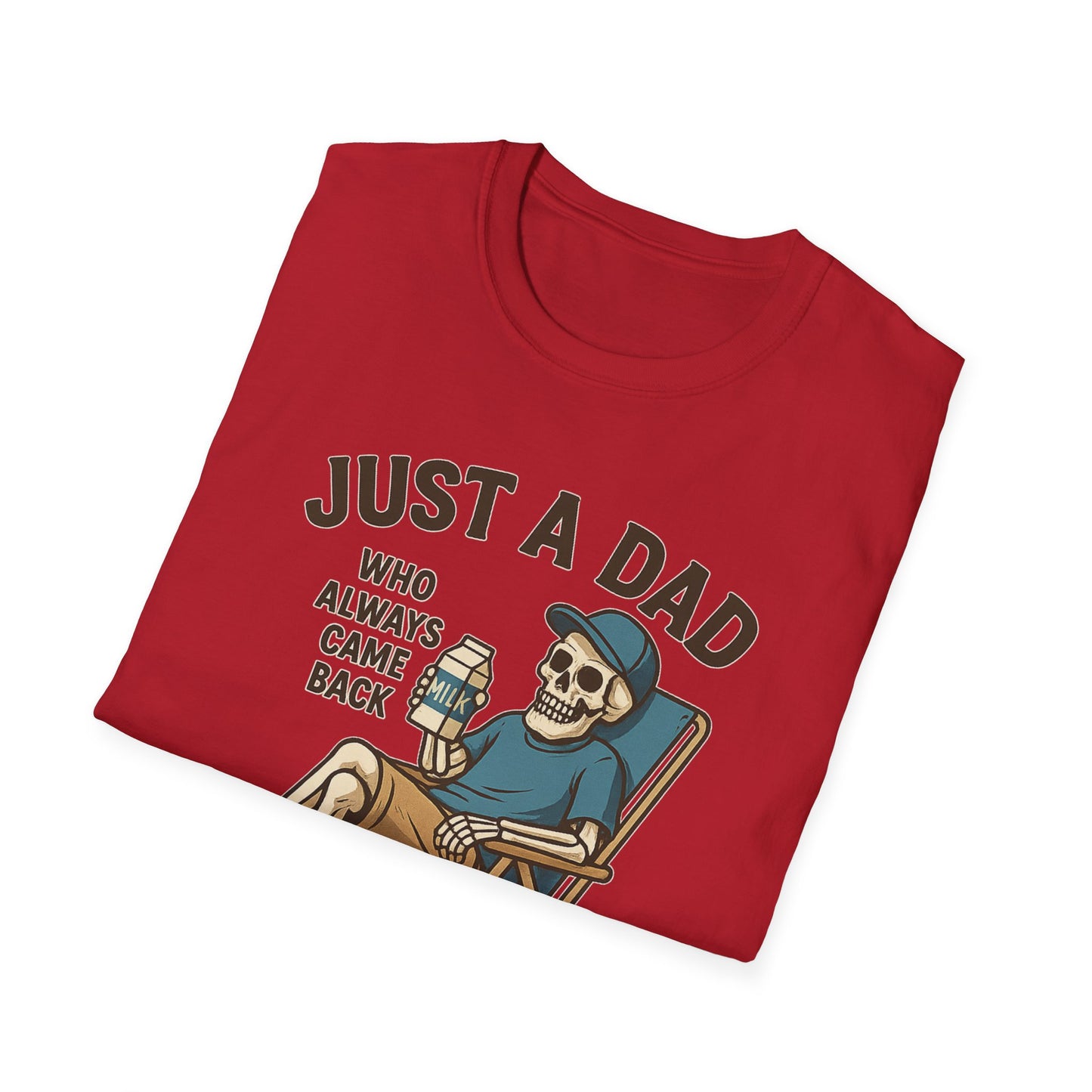 Just a Dad with the Milk Tee, Funny Father's Day Shirt