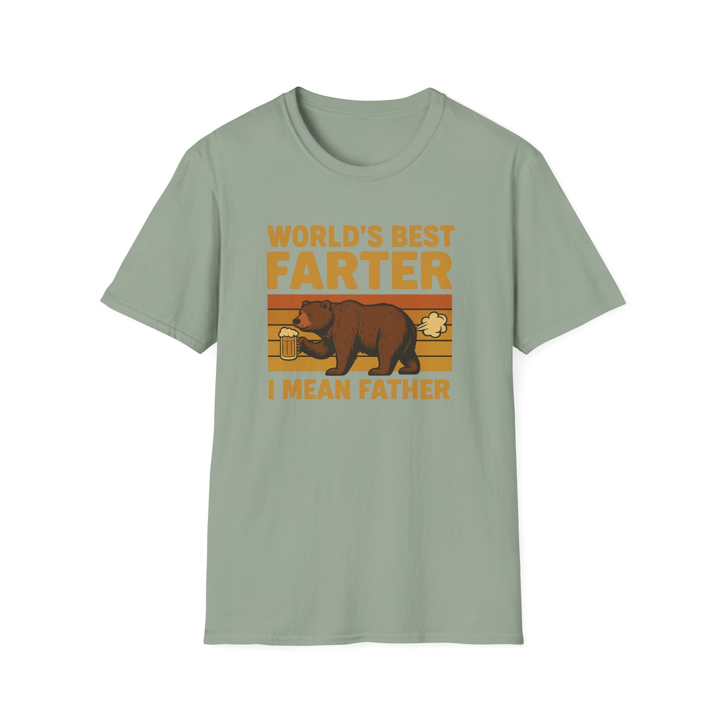 Funny Fathers Day T-Shirt, World's Best Farter Shirt, Dad Humor Tee, Unisex Gift for Dad, Comfy Father's Day Apparel