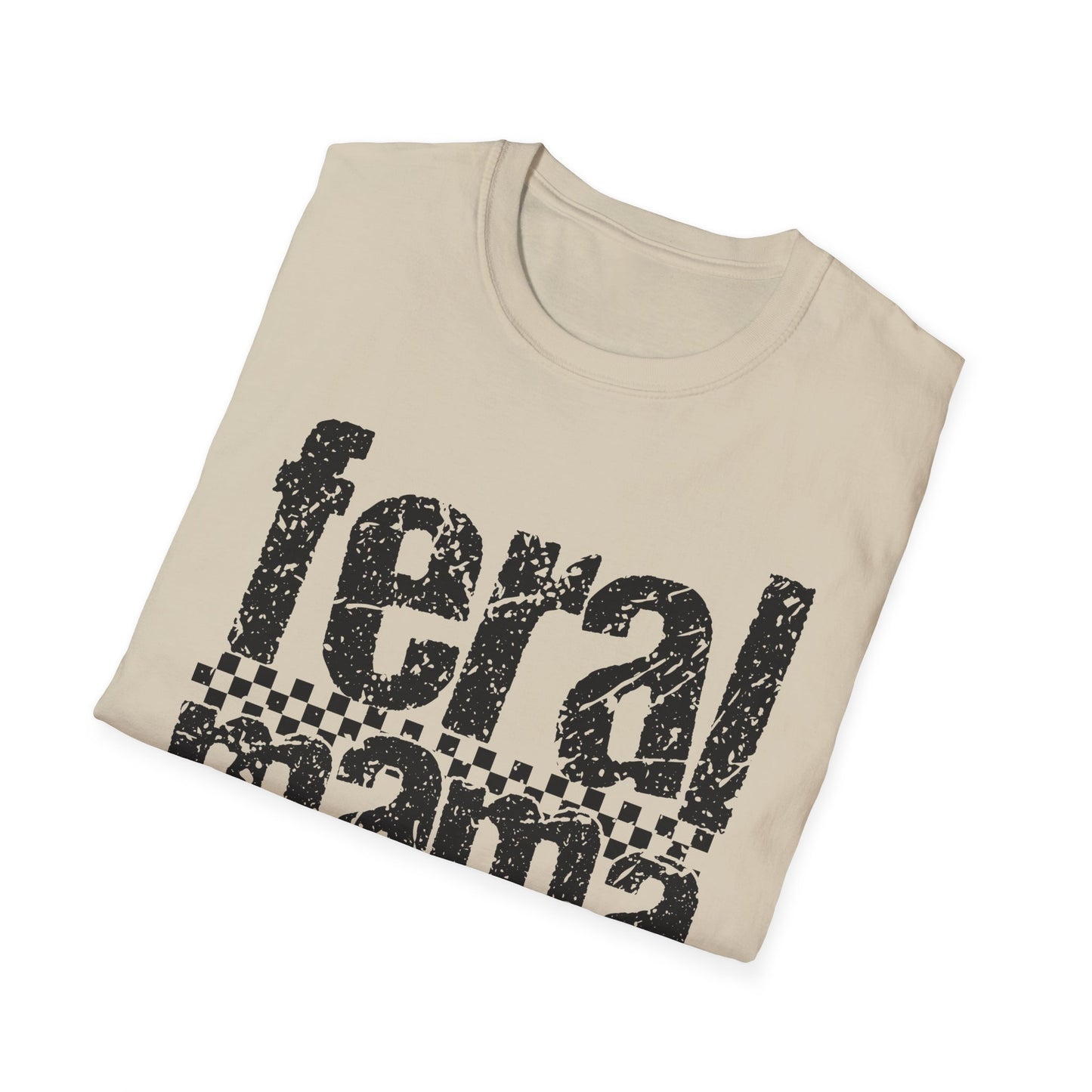 Feral Mama Unisex Softstyle T-Shirt, Funny Gift for Moms, Casual Wear, Graphic Tee, Mother's Day Present, Everyday Comfort
