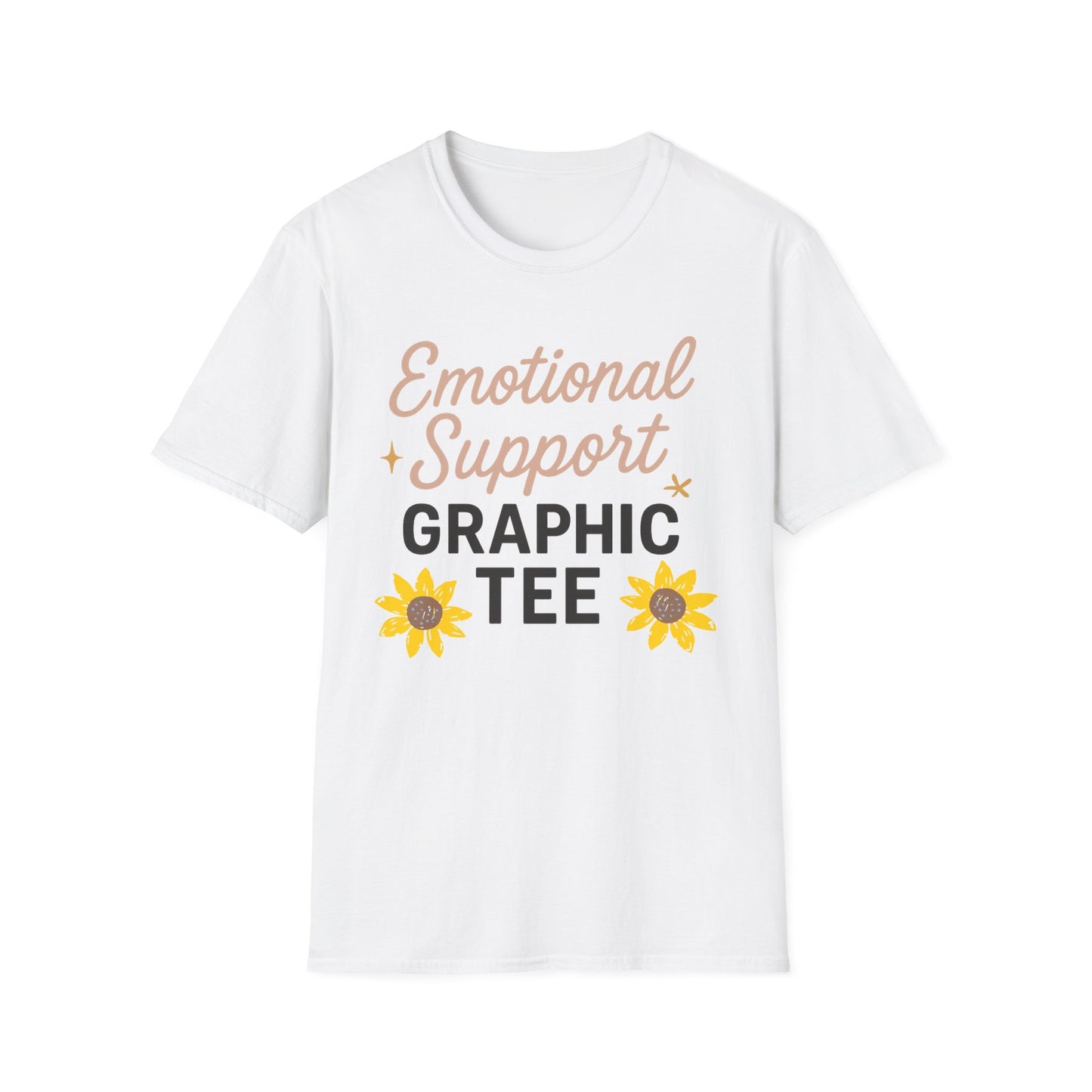 Emotional Support Graphic T-Shirt for Positivity Lovers