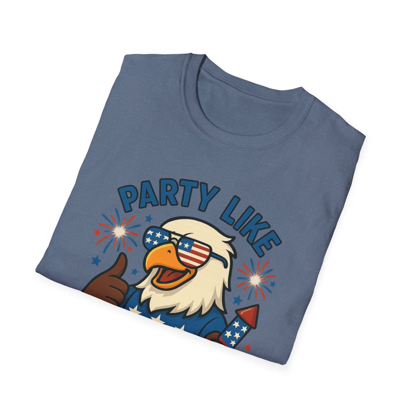 Patriotic 4th of July Party T-Shirt - 'Party Like It's 1776'