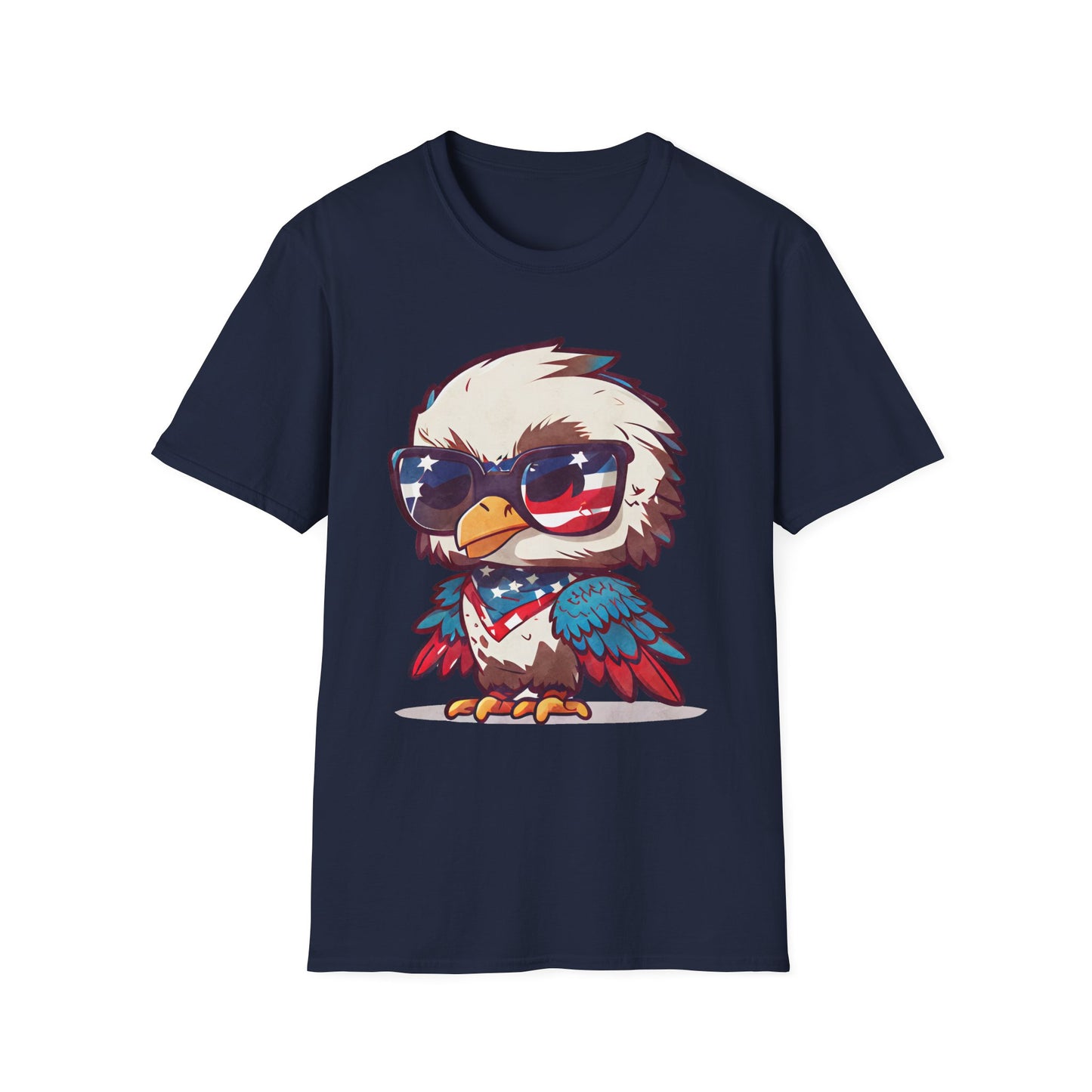 Patriotic Eagle Graphic T-Shirt