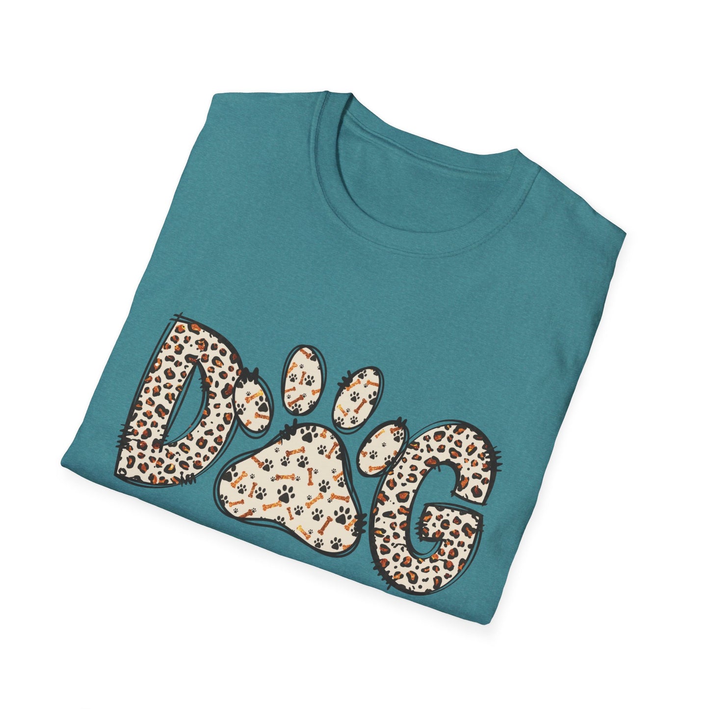 Dog Mama Leopard Print T-Shirt