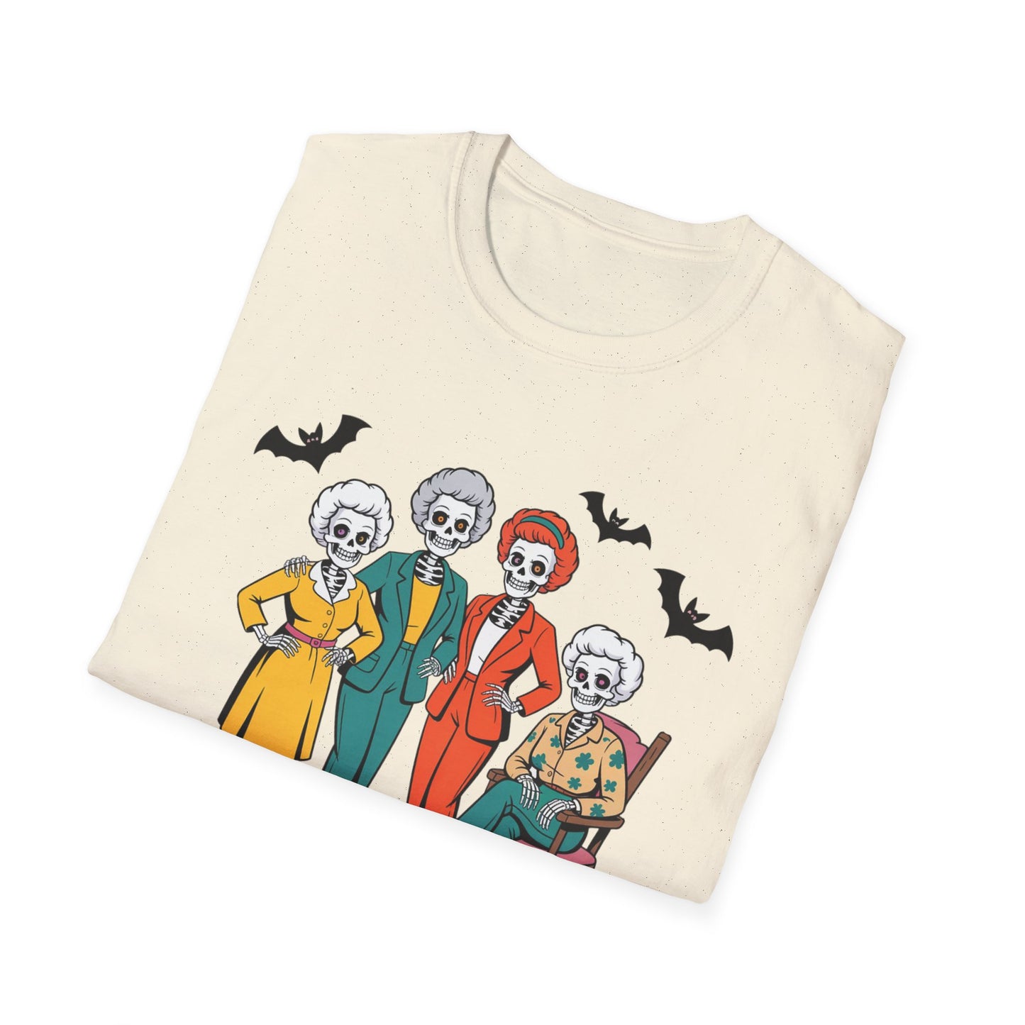 Golden Ghouls Unisex T-Shirt, Halloween Costume Tee, Spooky Style Shirt, Casual Fall Wear, Perfect for Ghoulish Gatherings