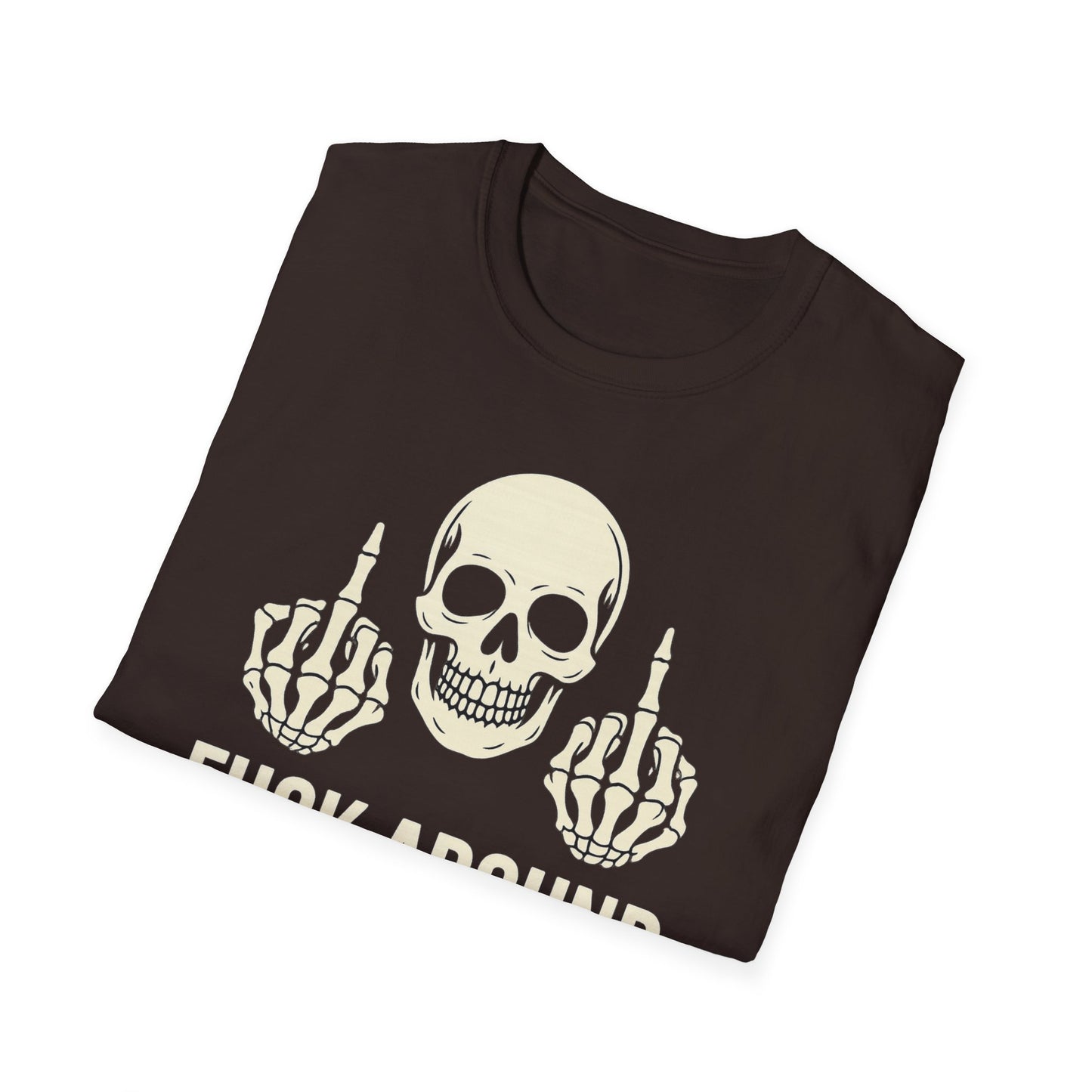 "F*ck Around and Find Out" Skull Graphic Tee