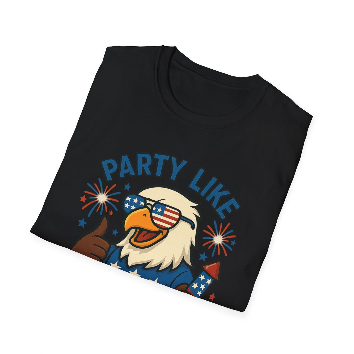 Patriotic 4th of July Party T-Shirt - 'Party Like It's 1776'