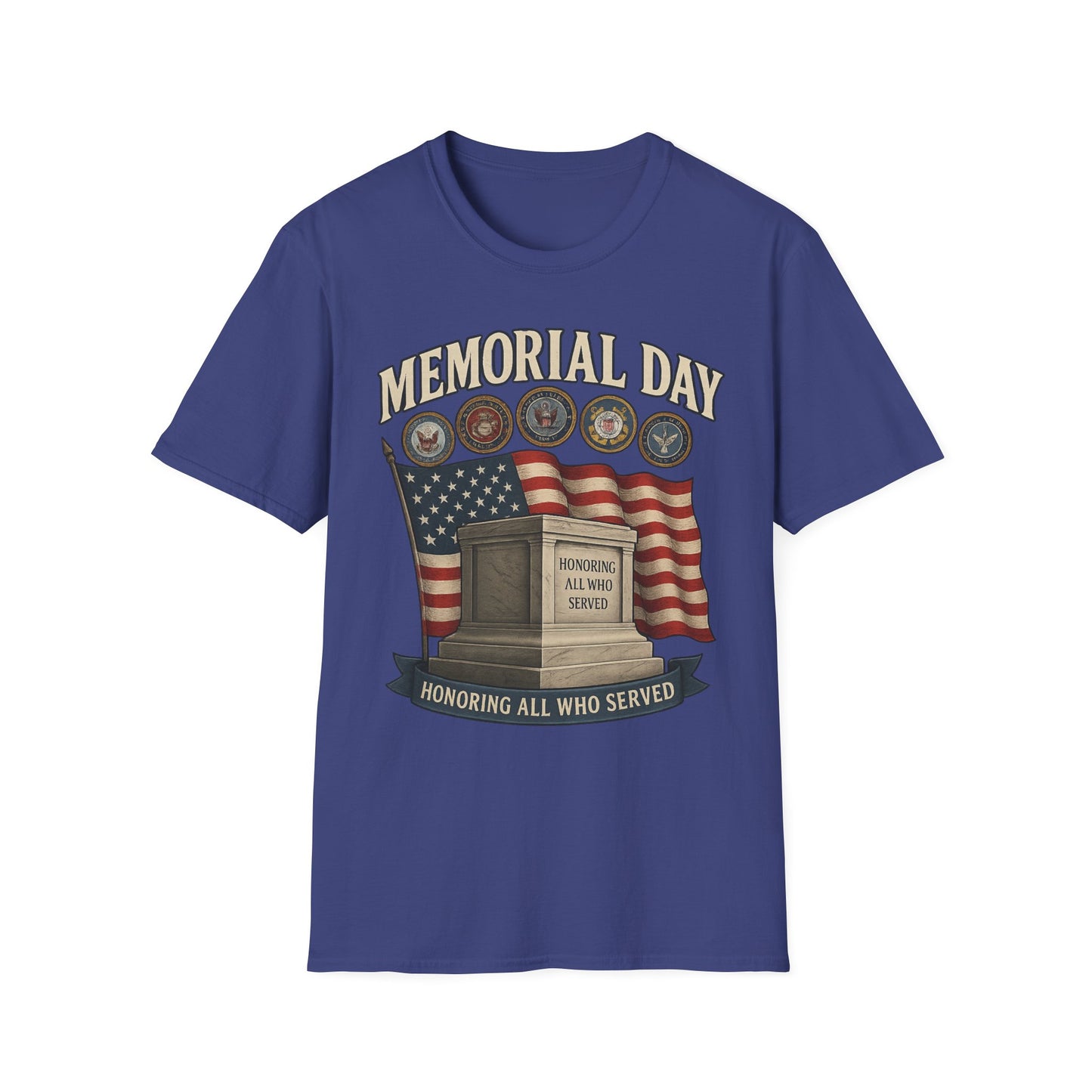 Memorial Day Tribute T-Shirt - Honoring All Who Served