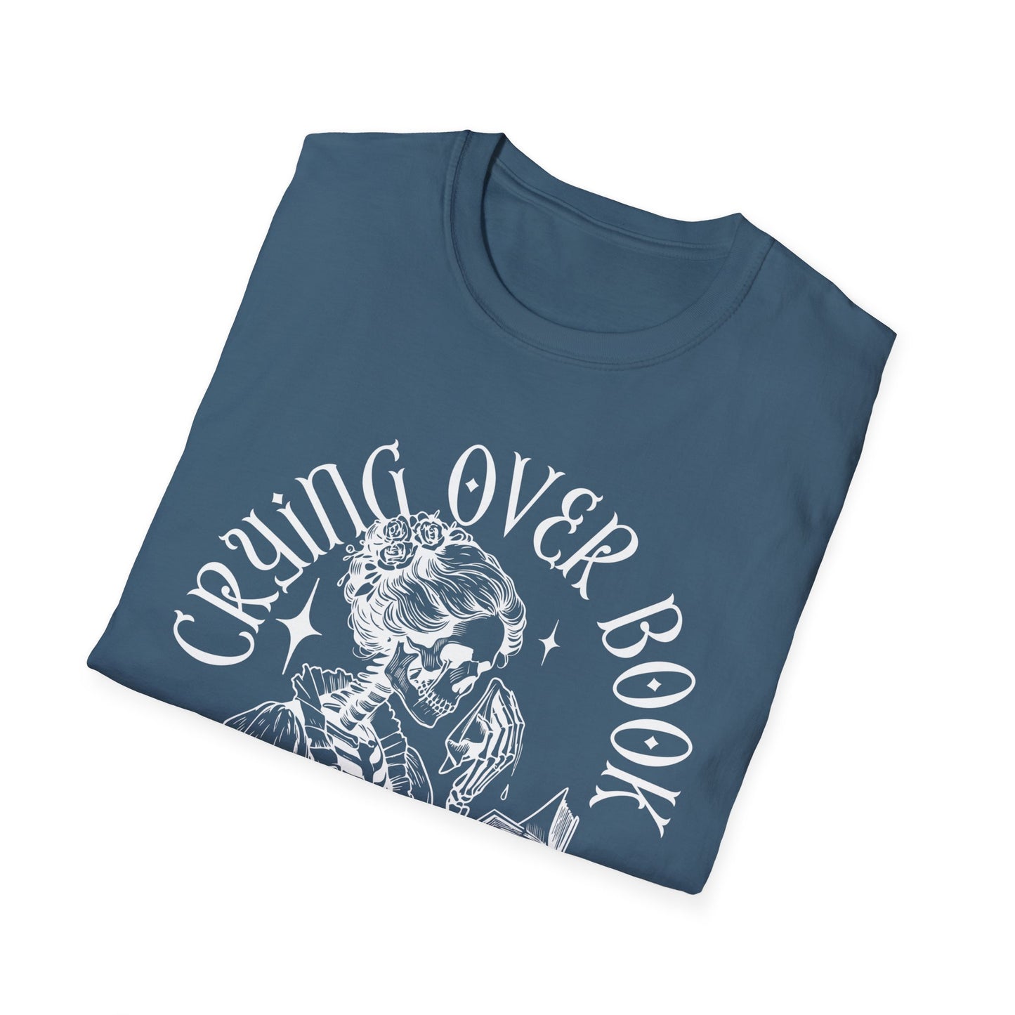 Crying Over Book Boyfriends T-Shirt - Perfect for Book Lovers