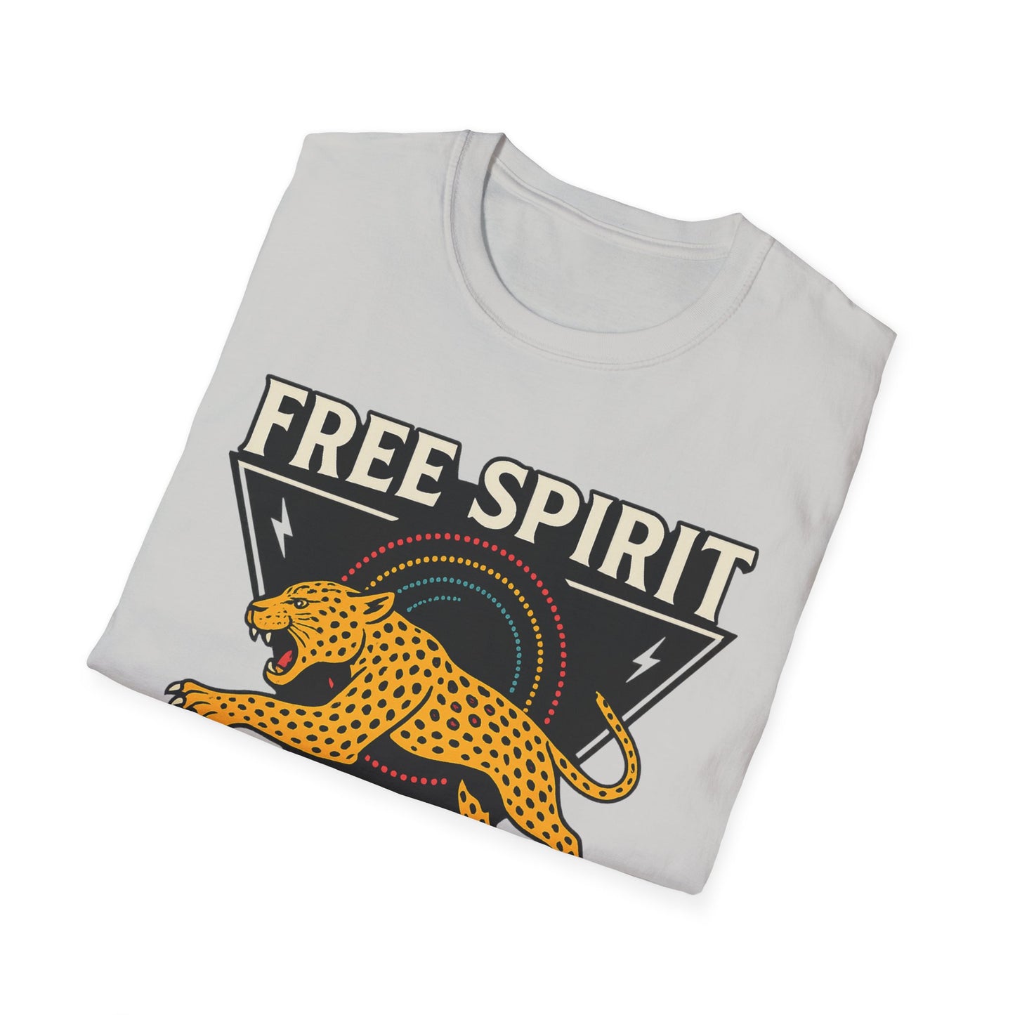 Retro Free Spirit Leopard - Graphic Tee