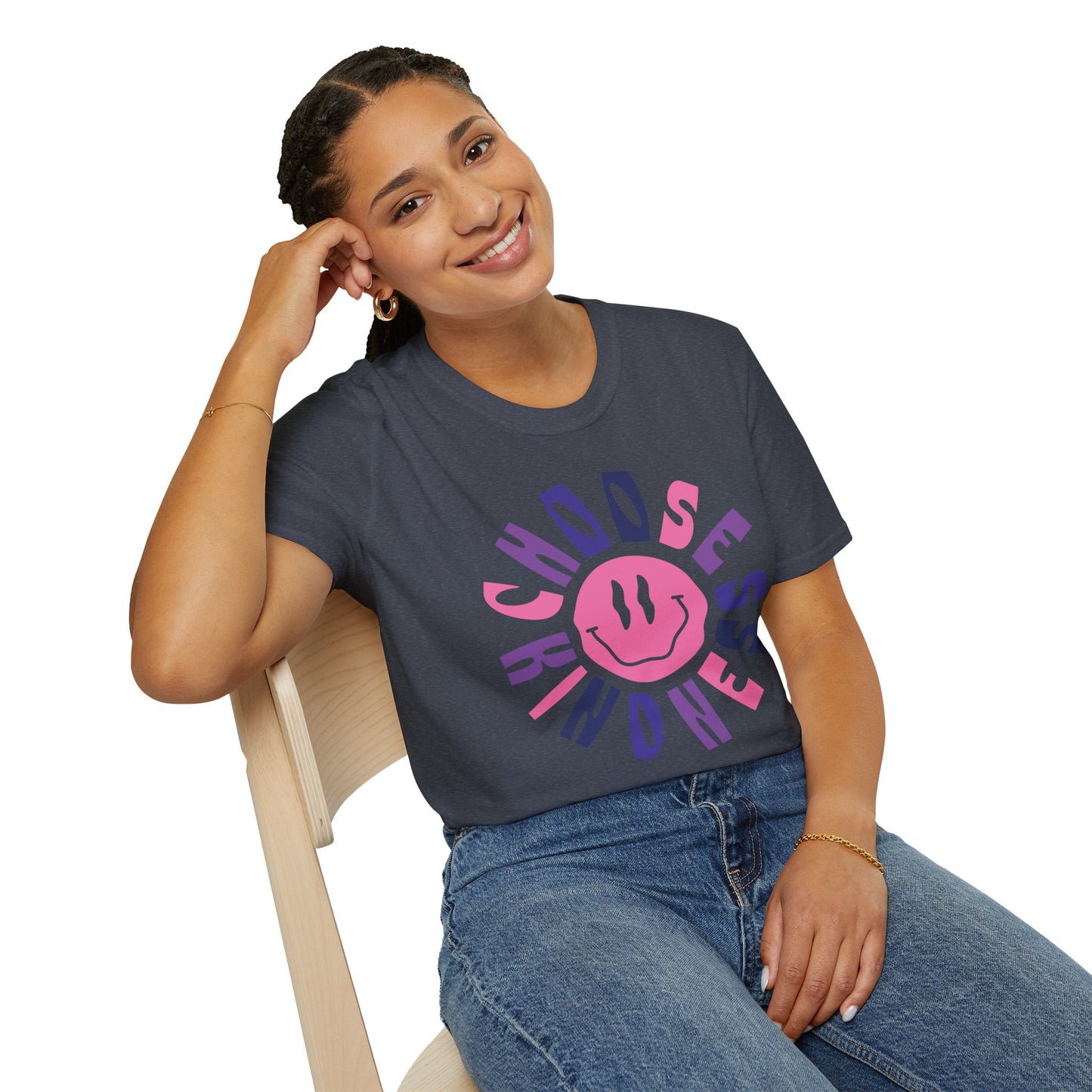 Choose Kindness Unisex Softstyle T-Shirt | Positive Vibes Tee