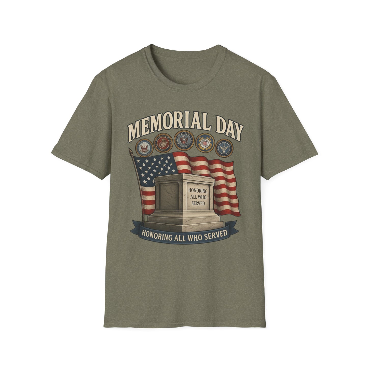 Memorial Day Tribute T-Shirt - Honoring All Who Served