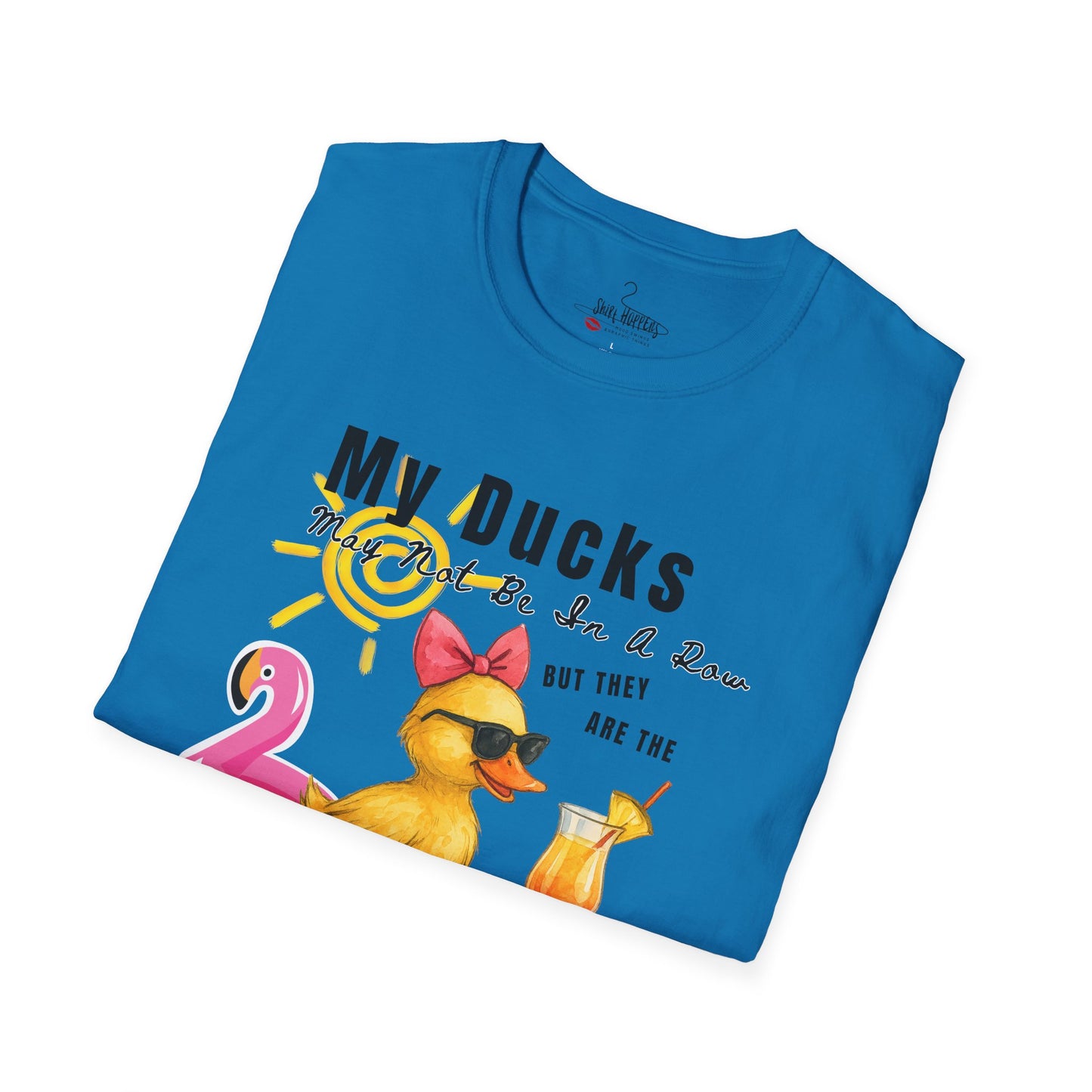 Duck - Life of The Party T-Shirt, Fun Summer Tee, Quirky Gift, Pool Party Shirt, Duck Lover Apparel