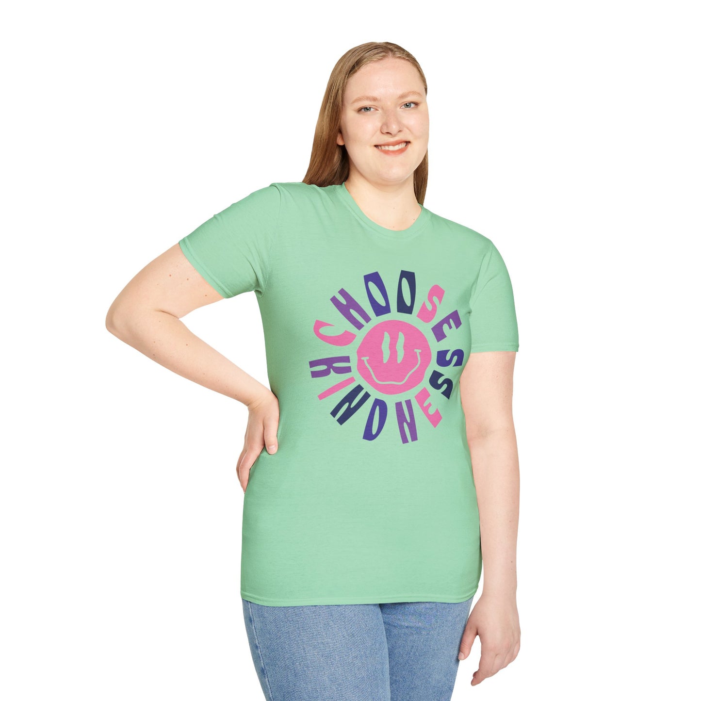 Choose Kindness Unisex Softstyle T-Shirt | Positive Vibes Tee