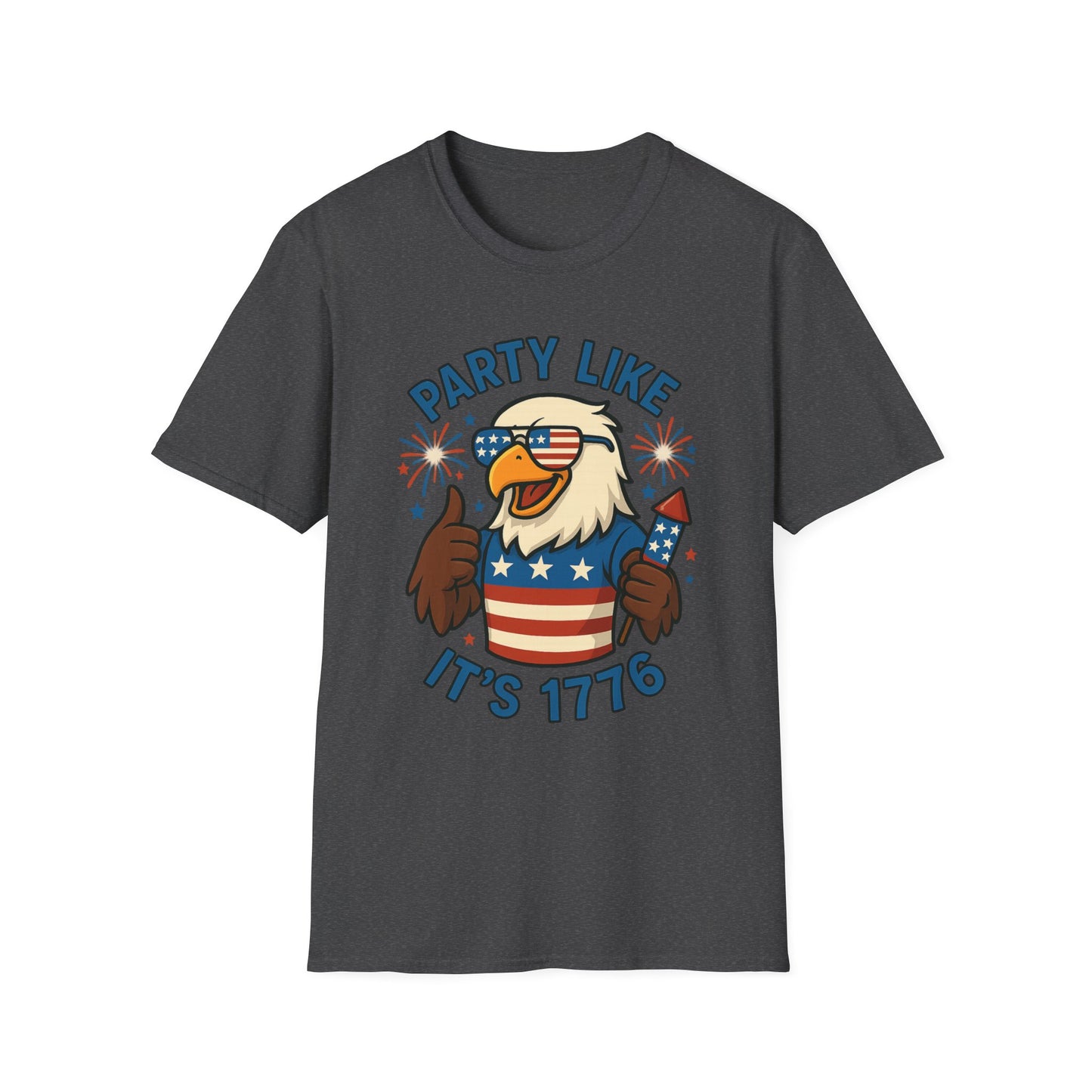 Patriotic 4th of July Party T-Shirt - 'Party Like It's 1776'