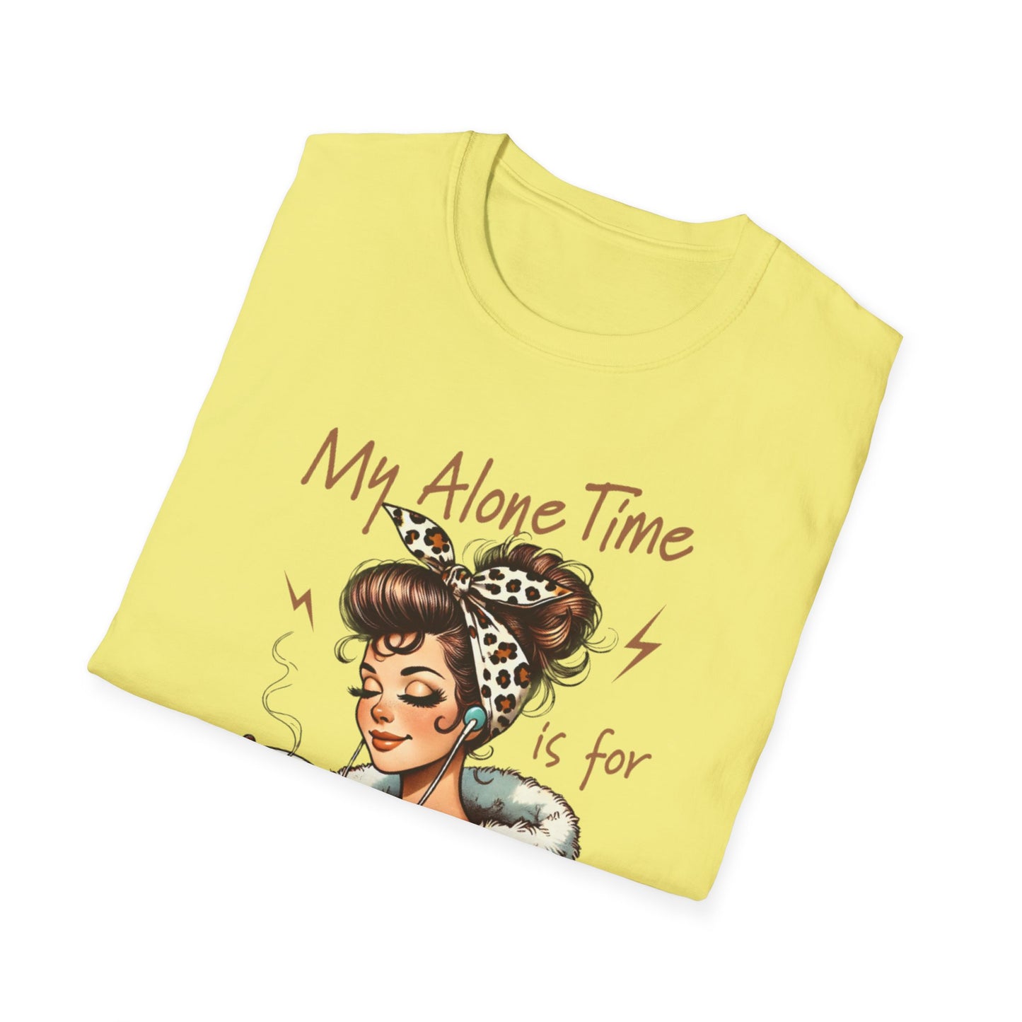 Cozy Self-Care T-Shirt: My Alone Time is for Everyone's Safety, Relaxation Gift, Casual Tee, Funny Shirt, Comfortable Wear