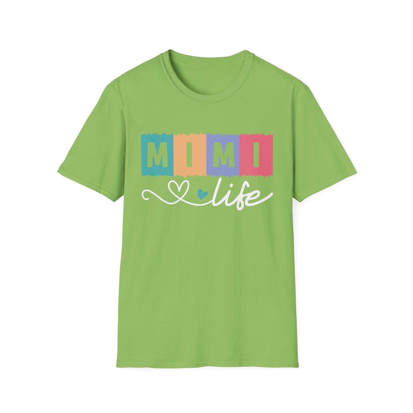 Colorful 'MIMI' Unisex Softstyle T-Shirt | Fun Gift for Mother's Day, Birthday, Casual Wear, Unique Family Tee, Comfortable Everyday Shirt
