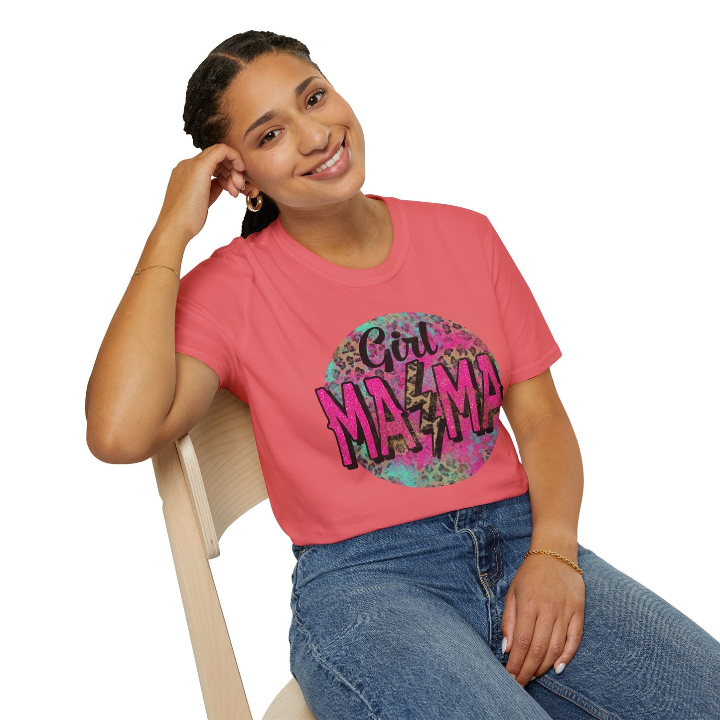 Girls Mama Trendy and Fun Graphic Tee for Moms