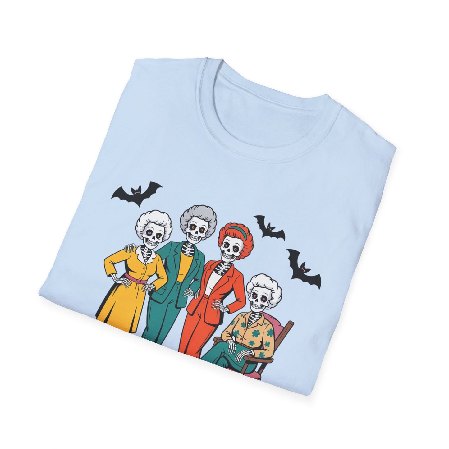 Golden Ghouls Unisex T-Shirt, Halloween Costume Tee, Spooky Style Shirt, Casual Fall Wear, Perfect for Ghoulish Gatherings
