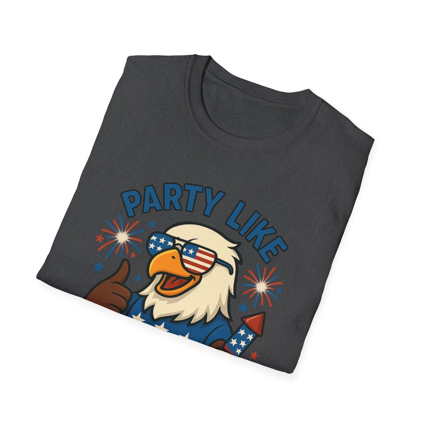Patriotic 4th of July Party T-Shirt - 'Party Like It's 1776'