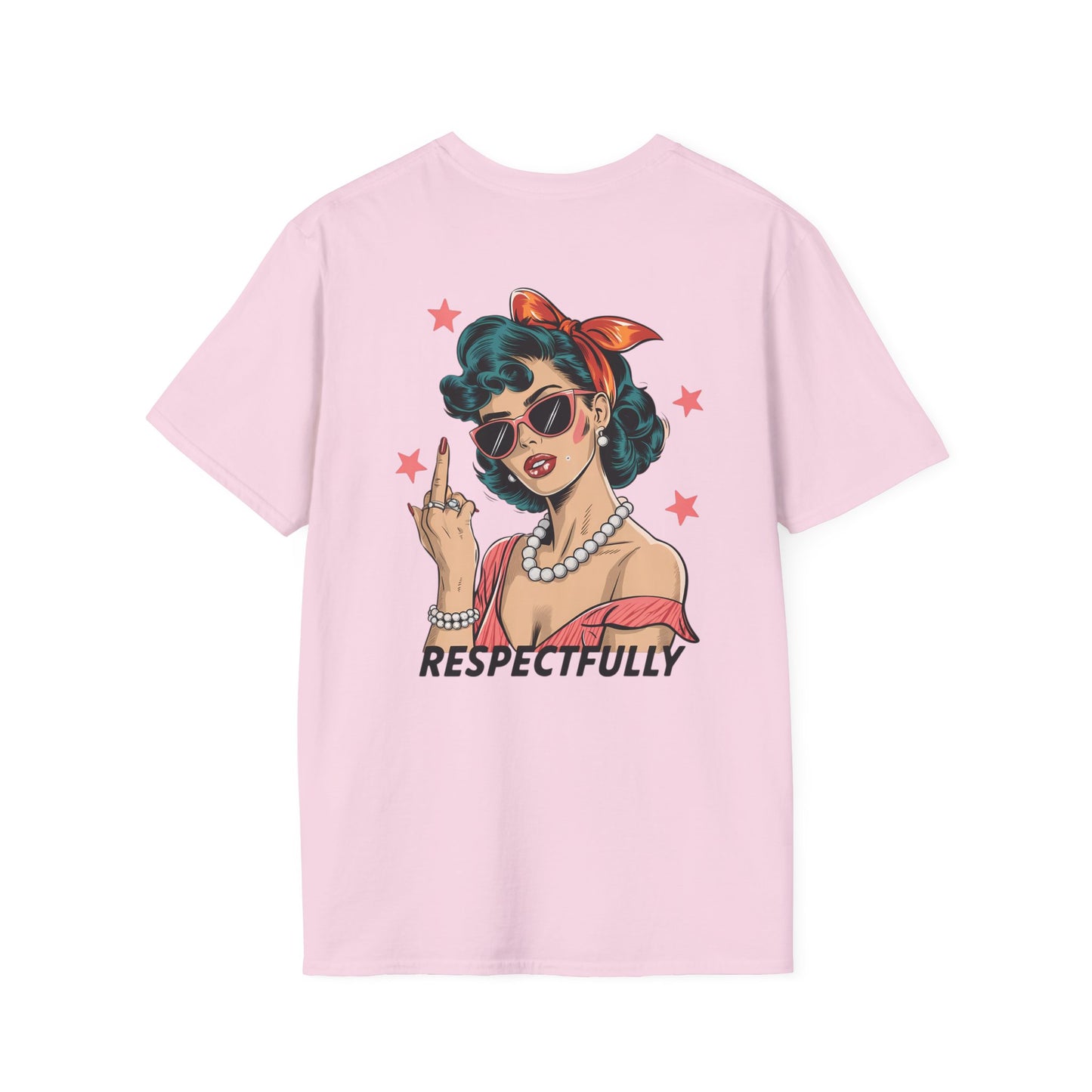 Retro Graphic Tees - Respectfully Statement Shirt