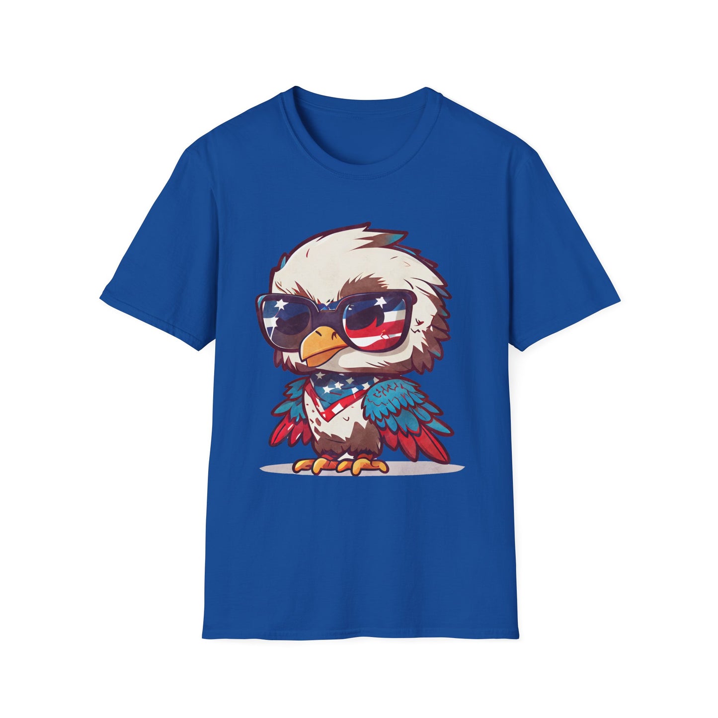 Patriotic Eagle Graphic T-Shirt