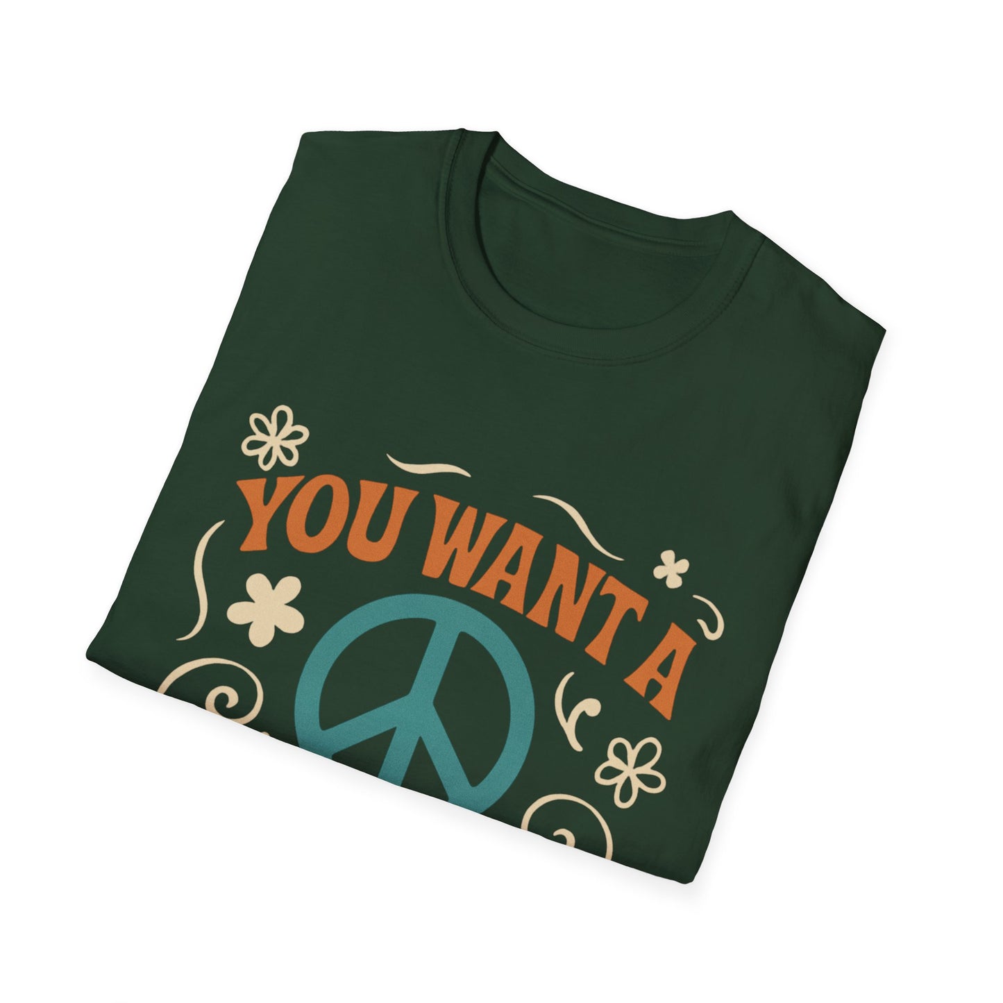 "You Want A Peace Of Me" Design Tee