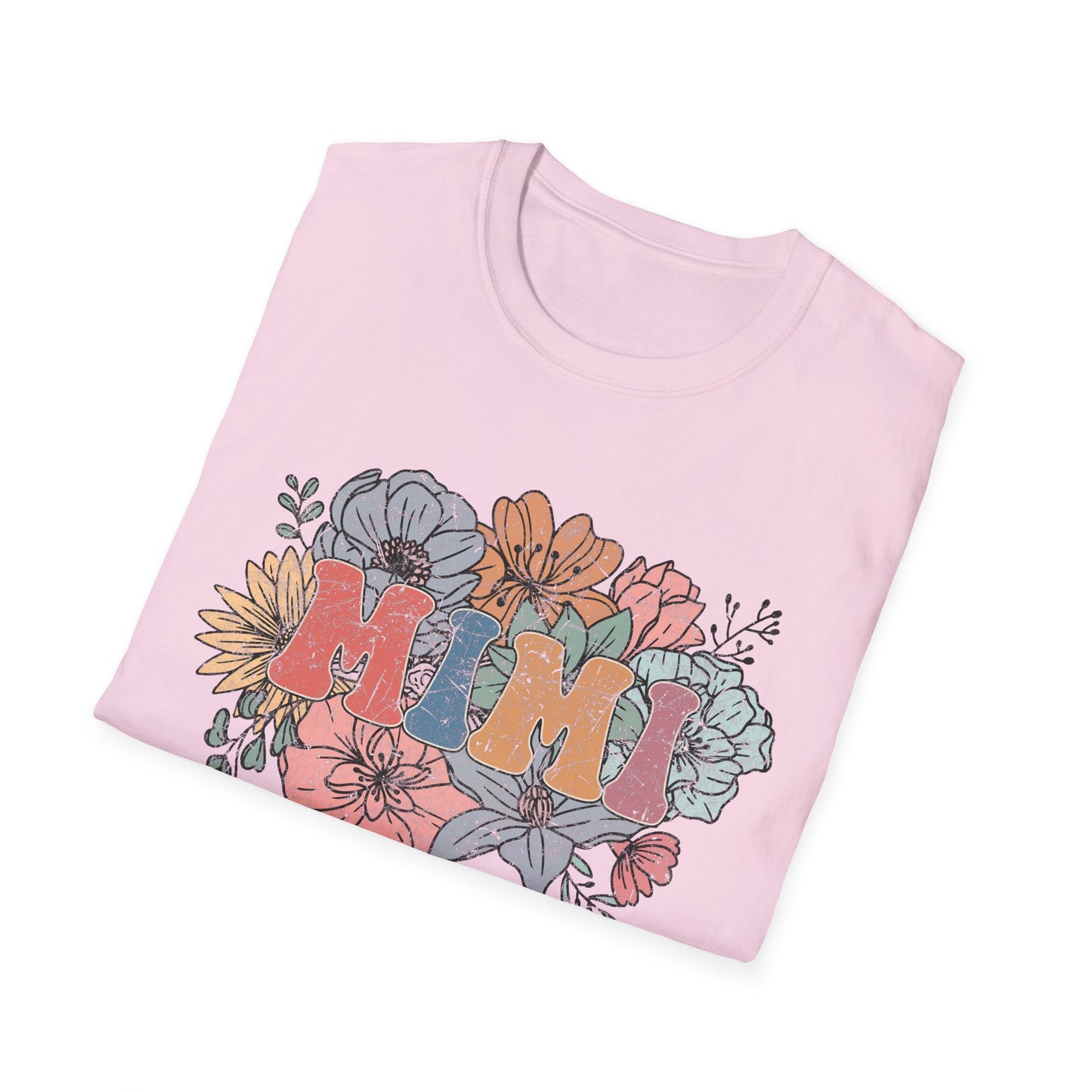 Floral 'Mimi' Unisex T-Shirt - Perfect Gift for Moms, Mother's Day, Family Gatherings, Casual Wear, Spring Fashion