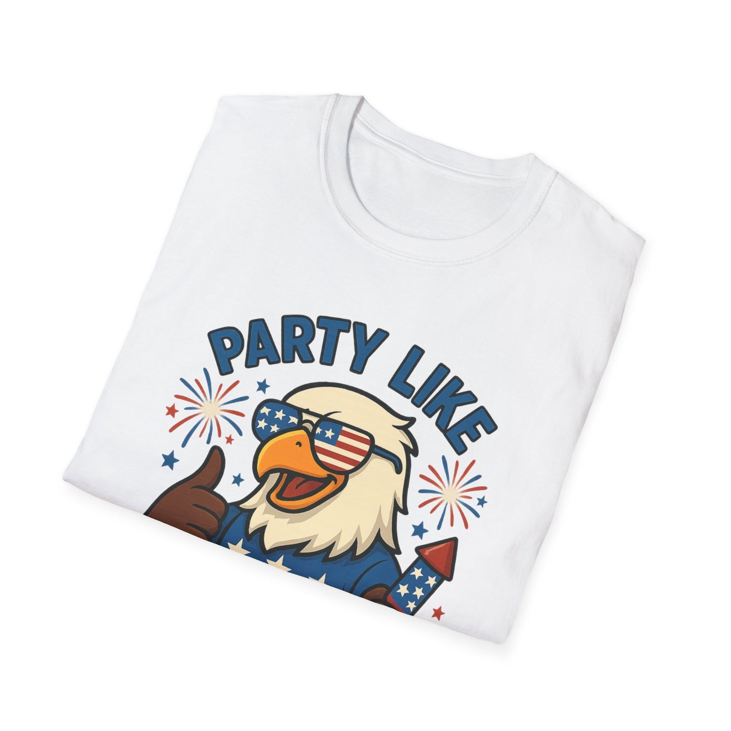 Patriotic 4th of July Party T-Shirt - 'Party Like It's 1776'