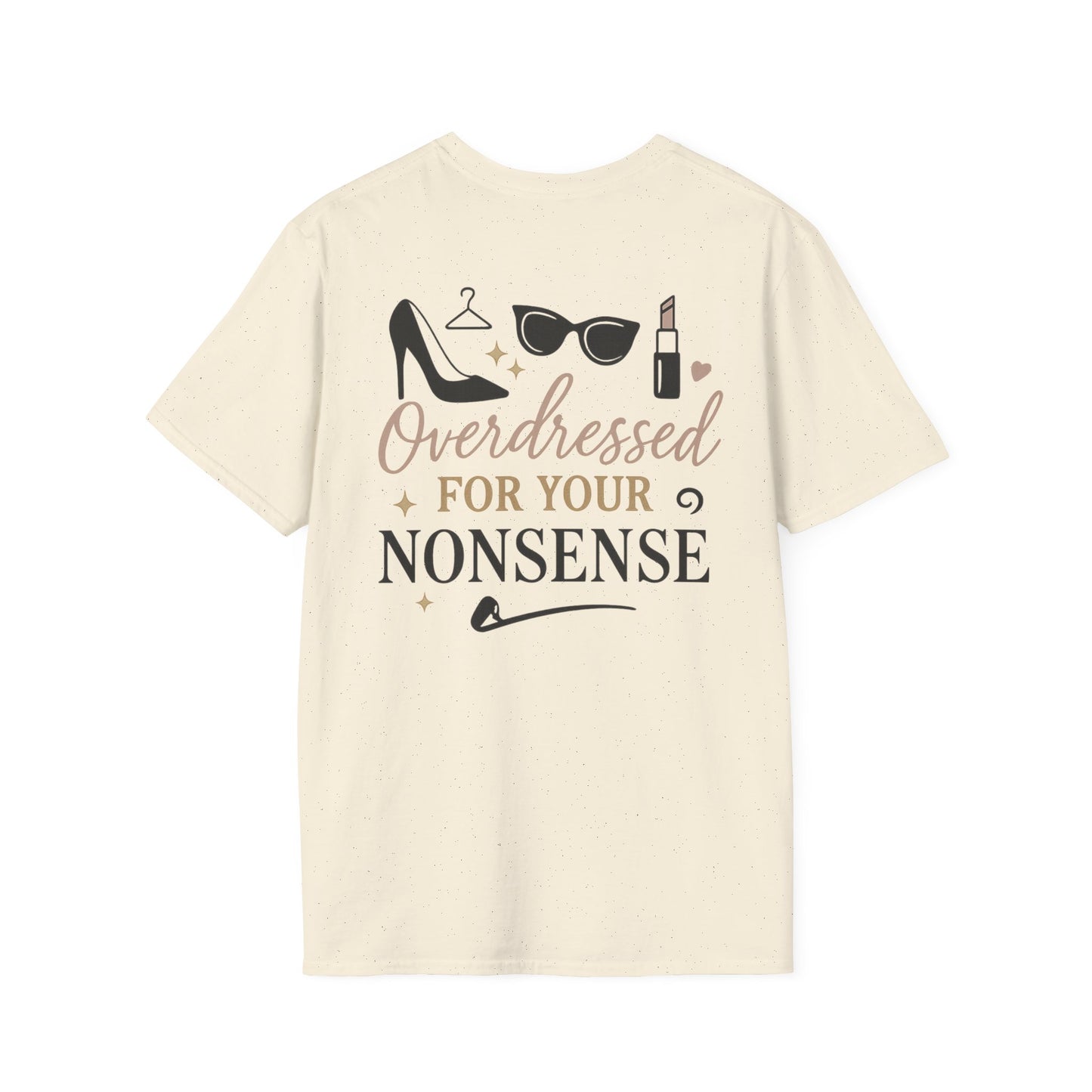 Funny Overdressed T-Shirt - Perfect for Casual Outings & Gift Occasions