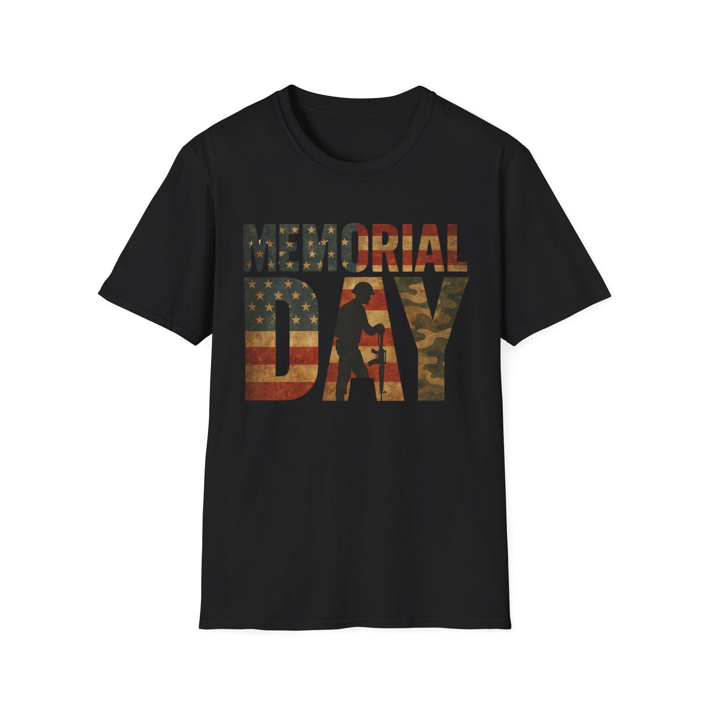 Memorial Day Camo Graphic - T-Shirt