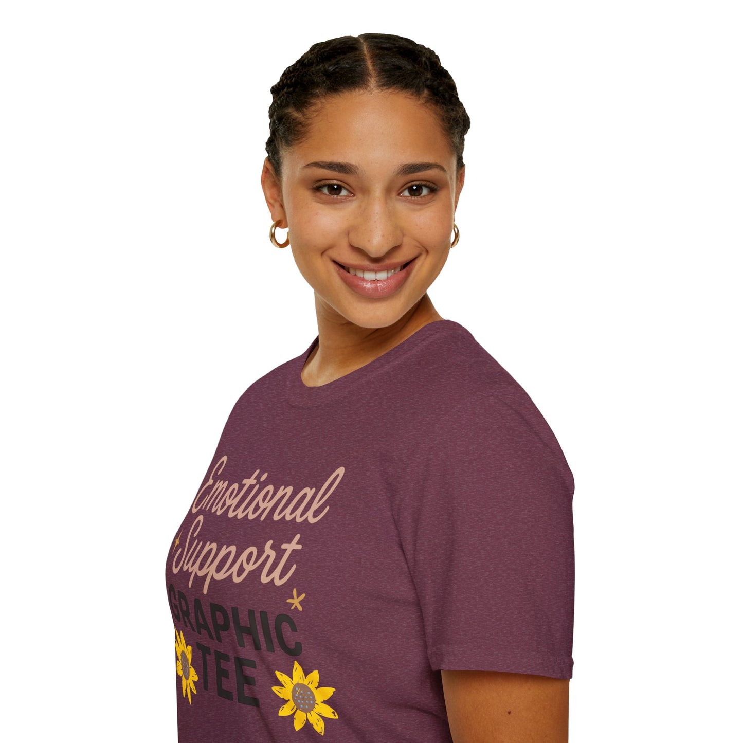 Emotional Support Graphic T-Shirt for Positivity Lovers