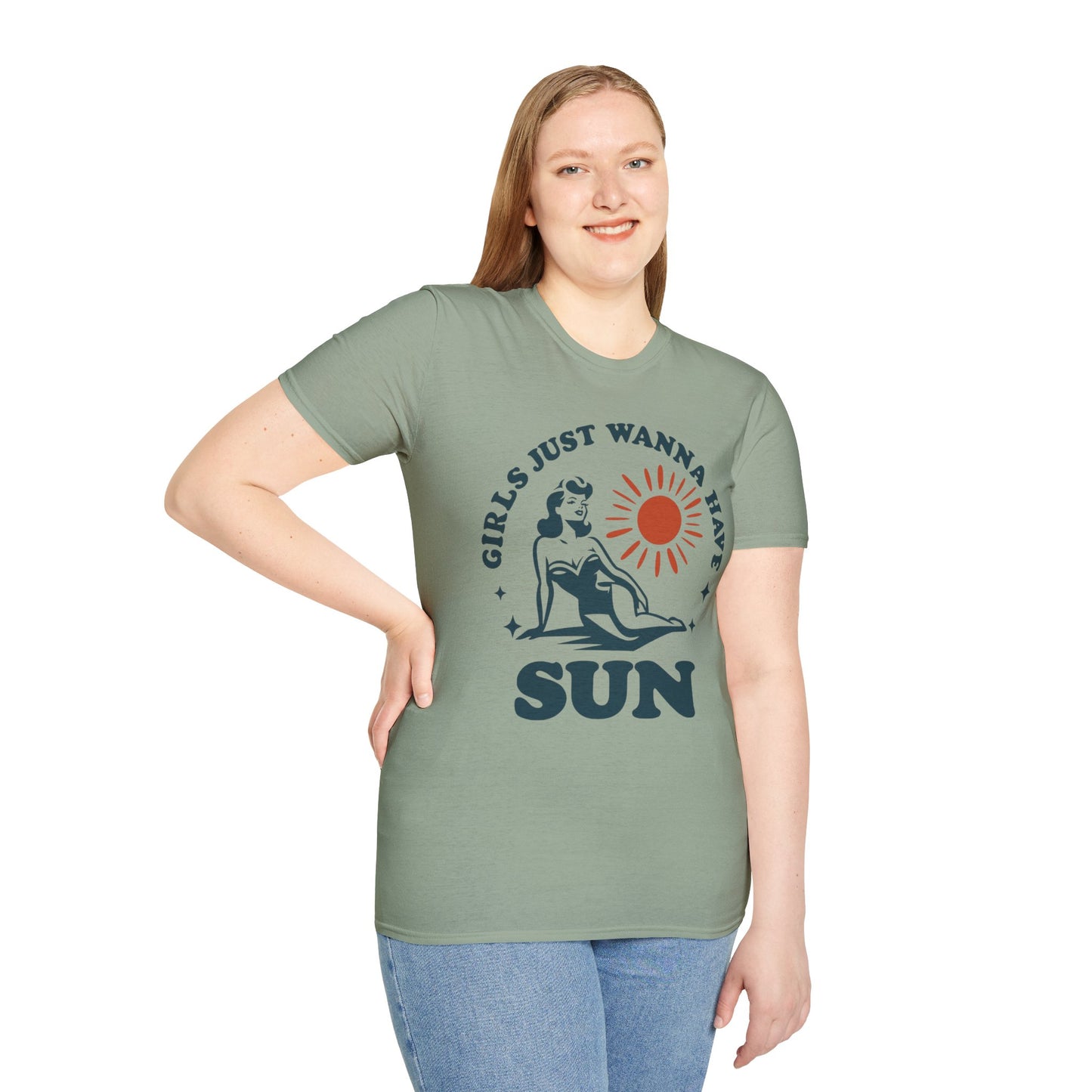 Girls Just Wanna Have Sun T-Shirt - Summer Vibes Tee
