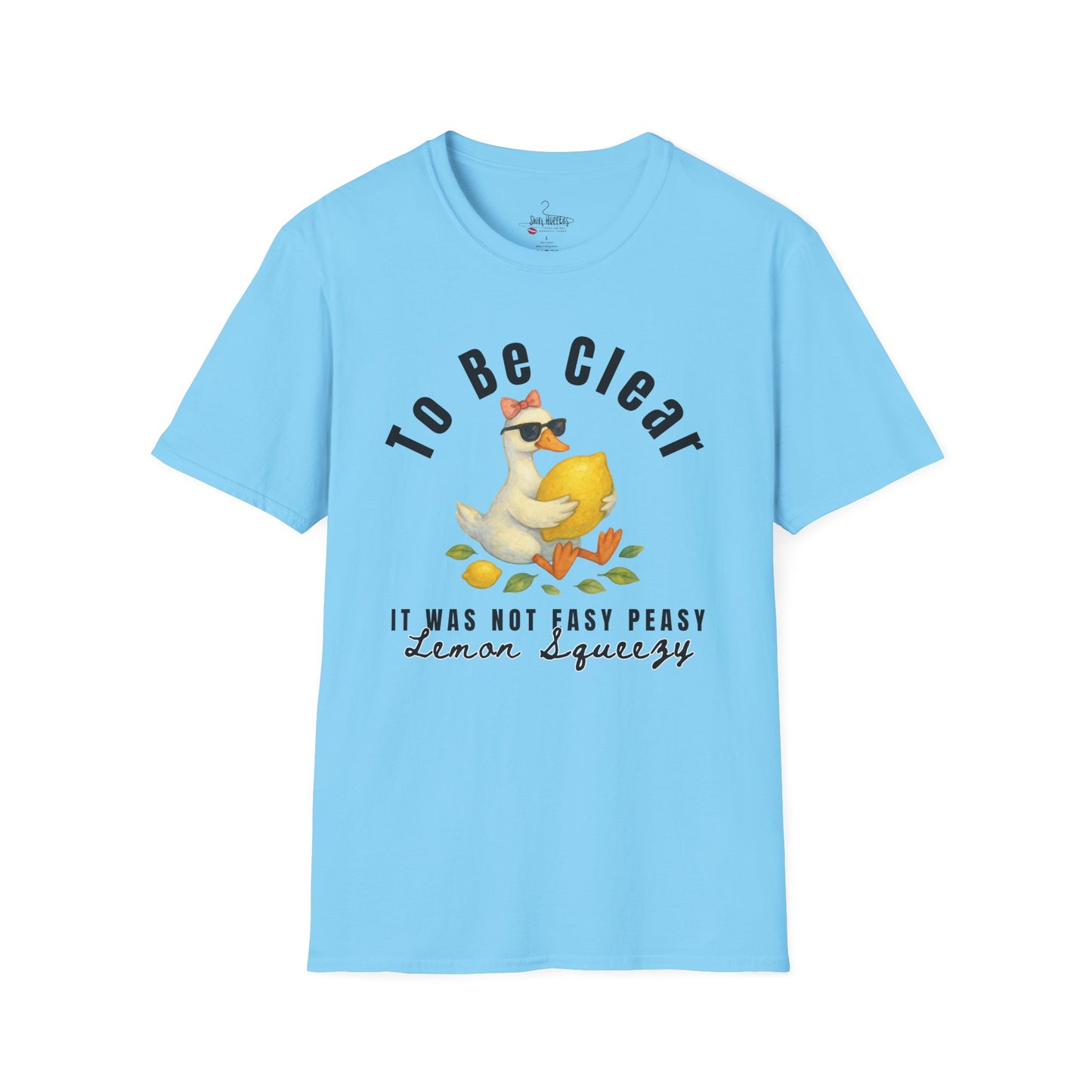 Lemon Squeezy Design, Cute Gift for Foodies, Humor Tee for Casual Outfits, Summer Apparel,