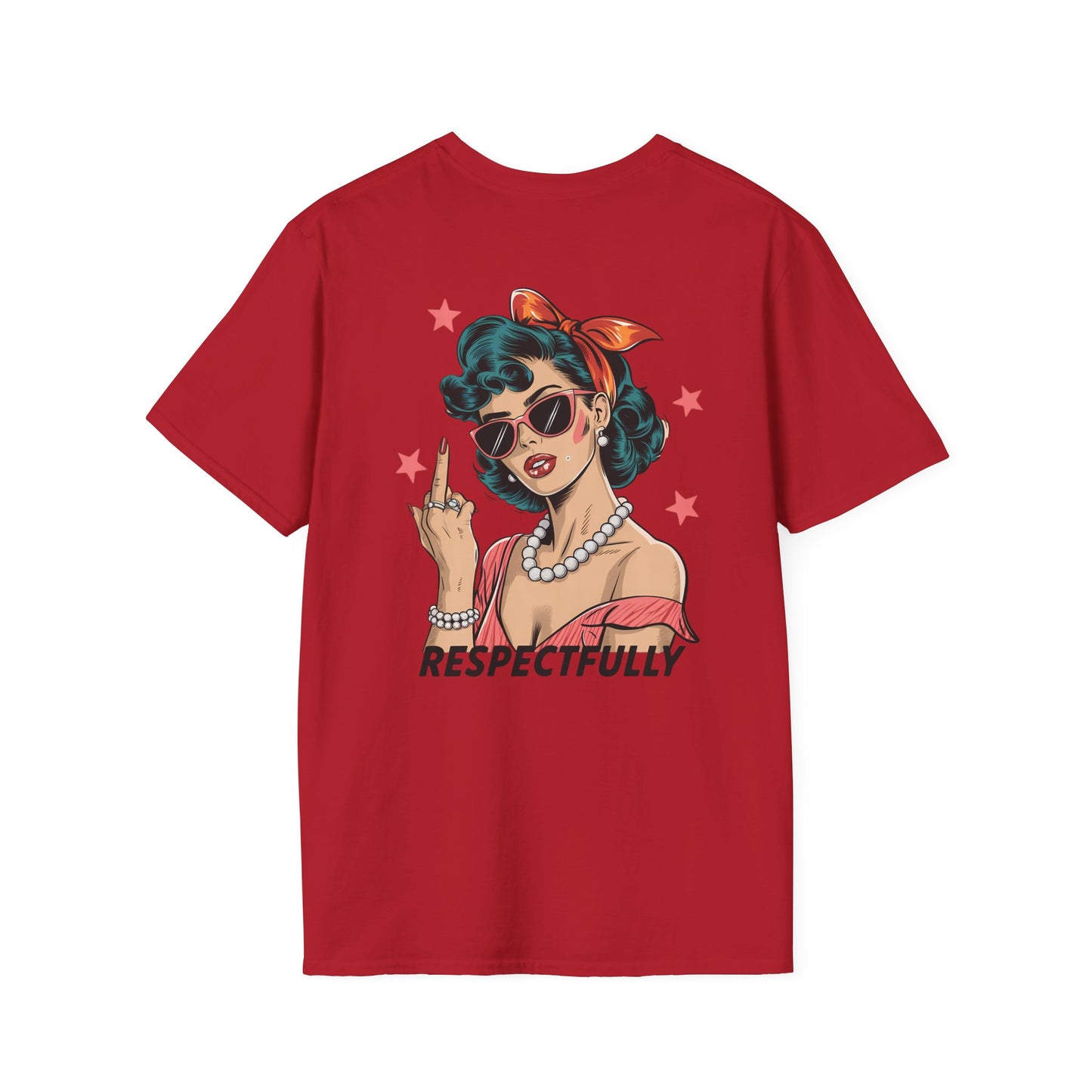 Retro Graphic Tees - Respectfully Statement Shirt
