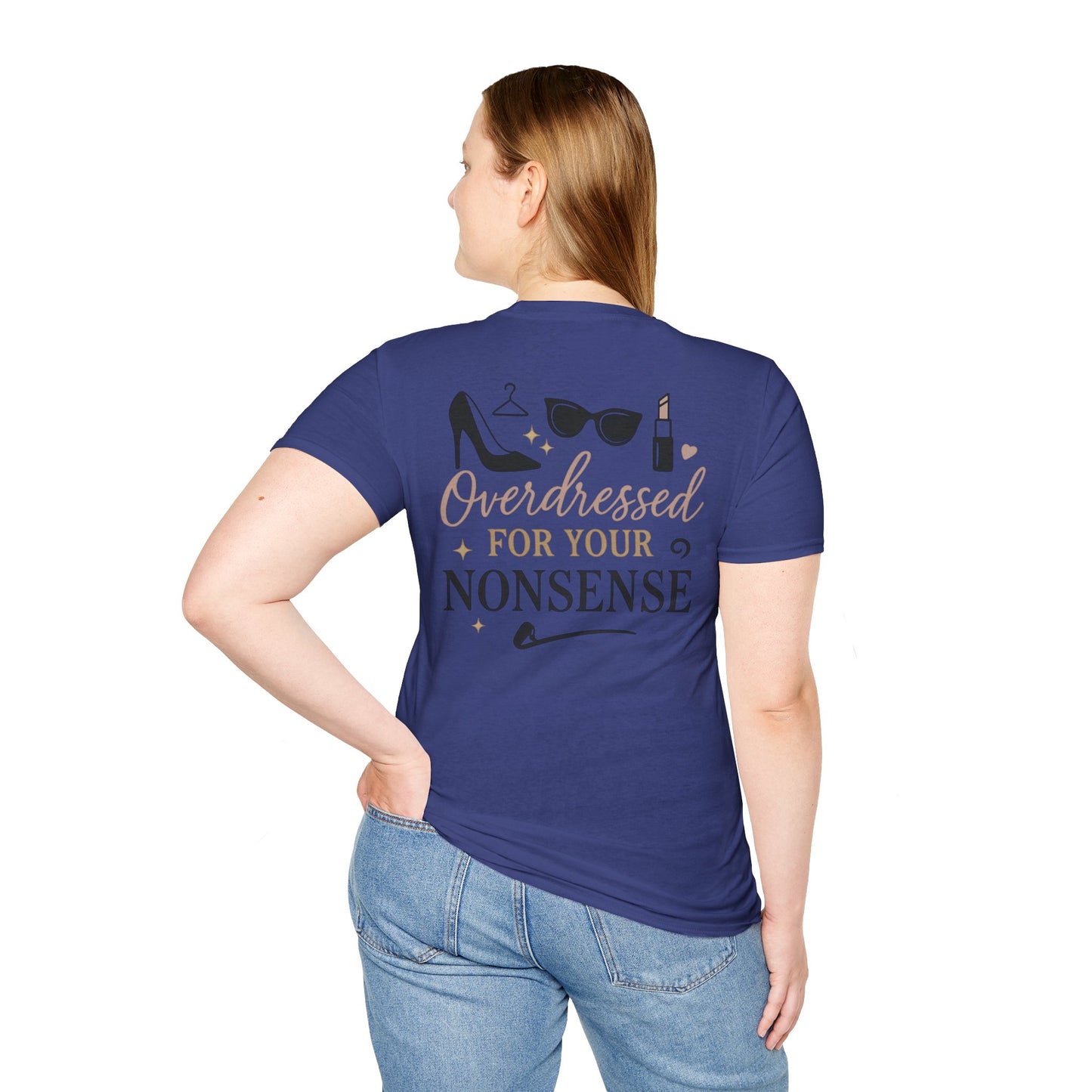 Funny Overdressed T-Shirt - Perfect for Casual Outings & Gift Occasions