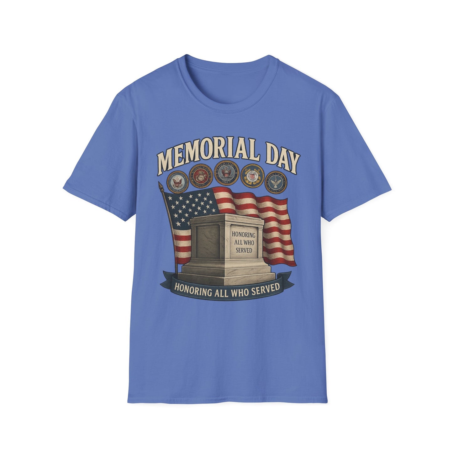 Memorial Day Tribute T-Shirt - Honoring All Who Served