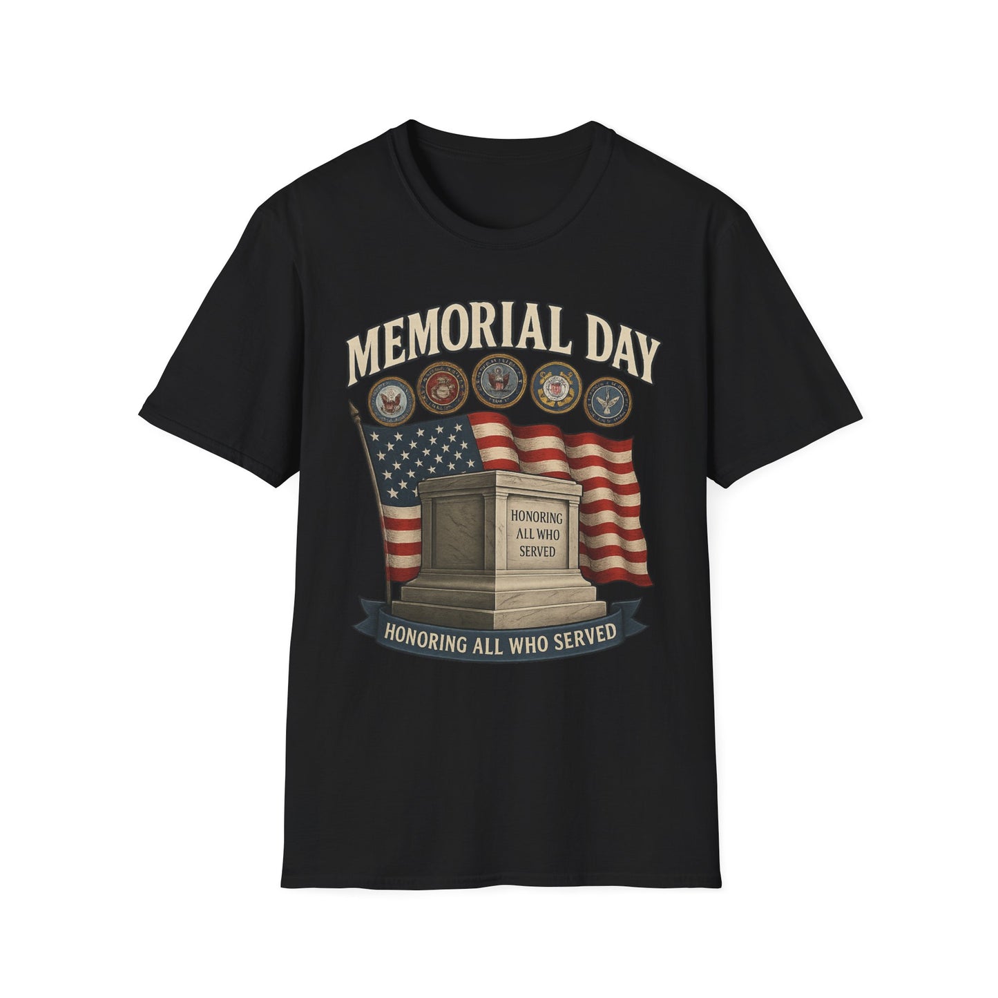 Memorial Day Tribute T-Shirt - Honoring All Who Served