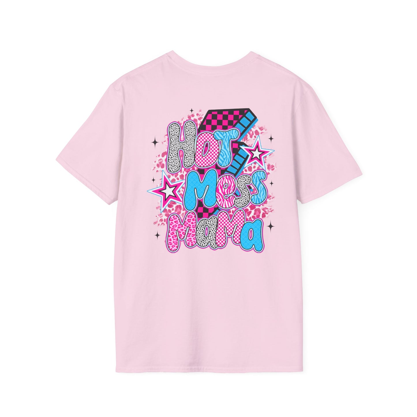 Hot Mess Vibes Fun Graphic Tee