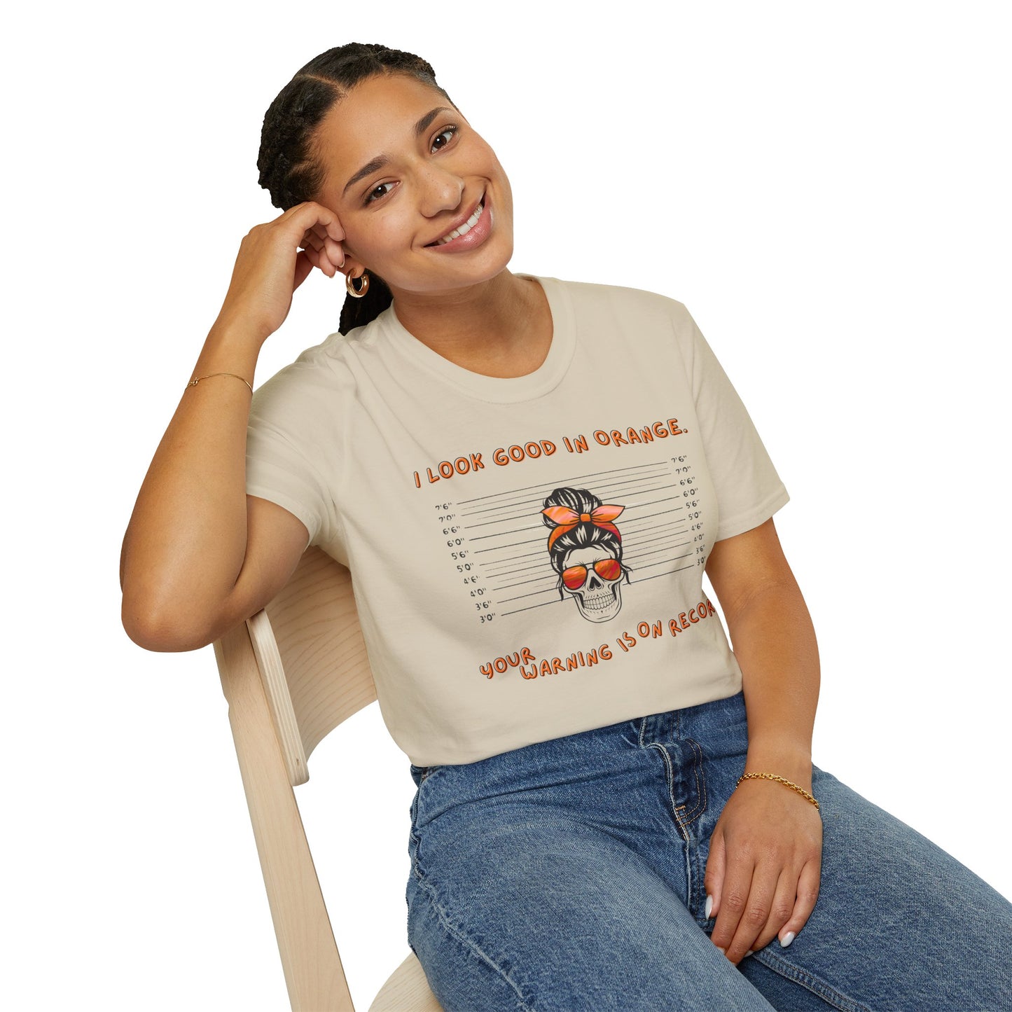 I Look Good in Orange - Fun Statement Tee for Casual Wear