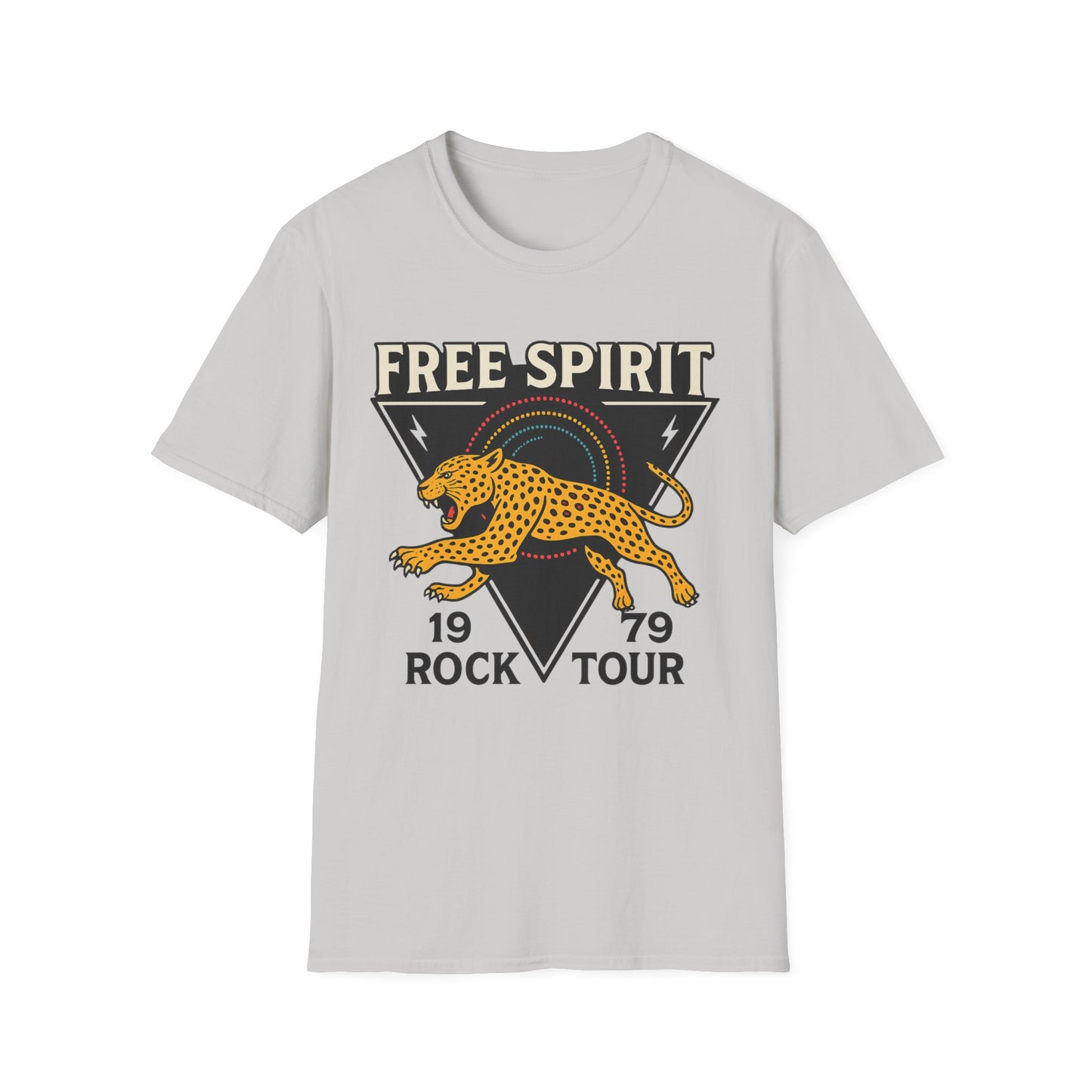 Retro Free Spirit Leopard - Graphic Tee