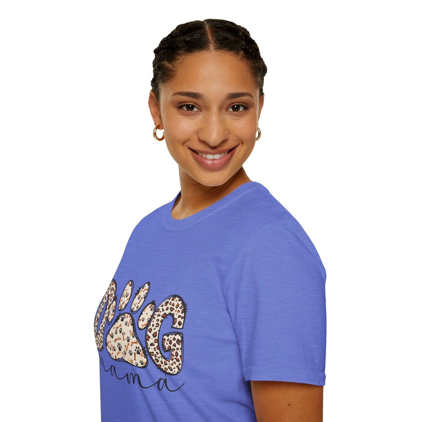 Dog Mama Leopard Print T-Shirt