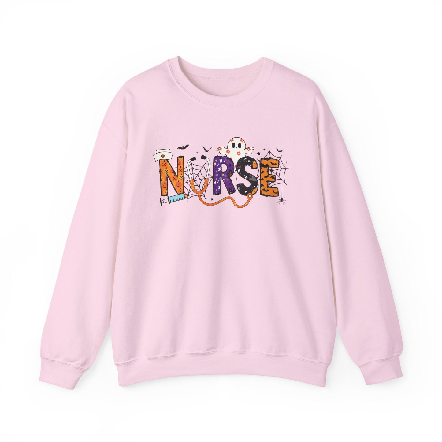 Nurse Crewneck Sweatshirt, Cozy Gift for Nurses, Nursing Appreciation, Halloween Sweatshirt, Medical Humor Apparel, Nurse Shirt