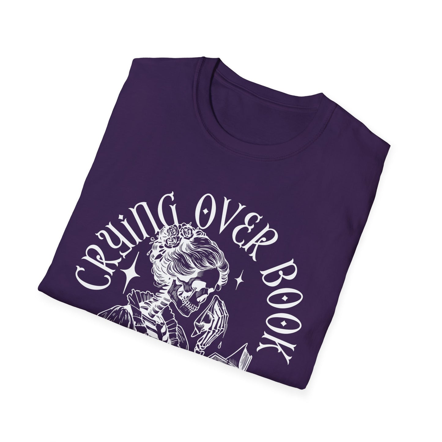 Crying Over Book Boyfriends T-Shirt - Perfect for Book Lovers