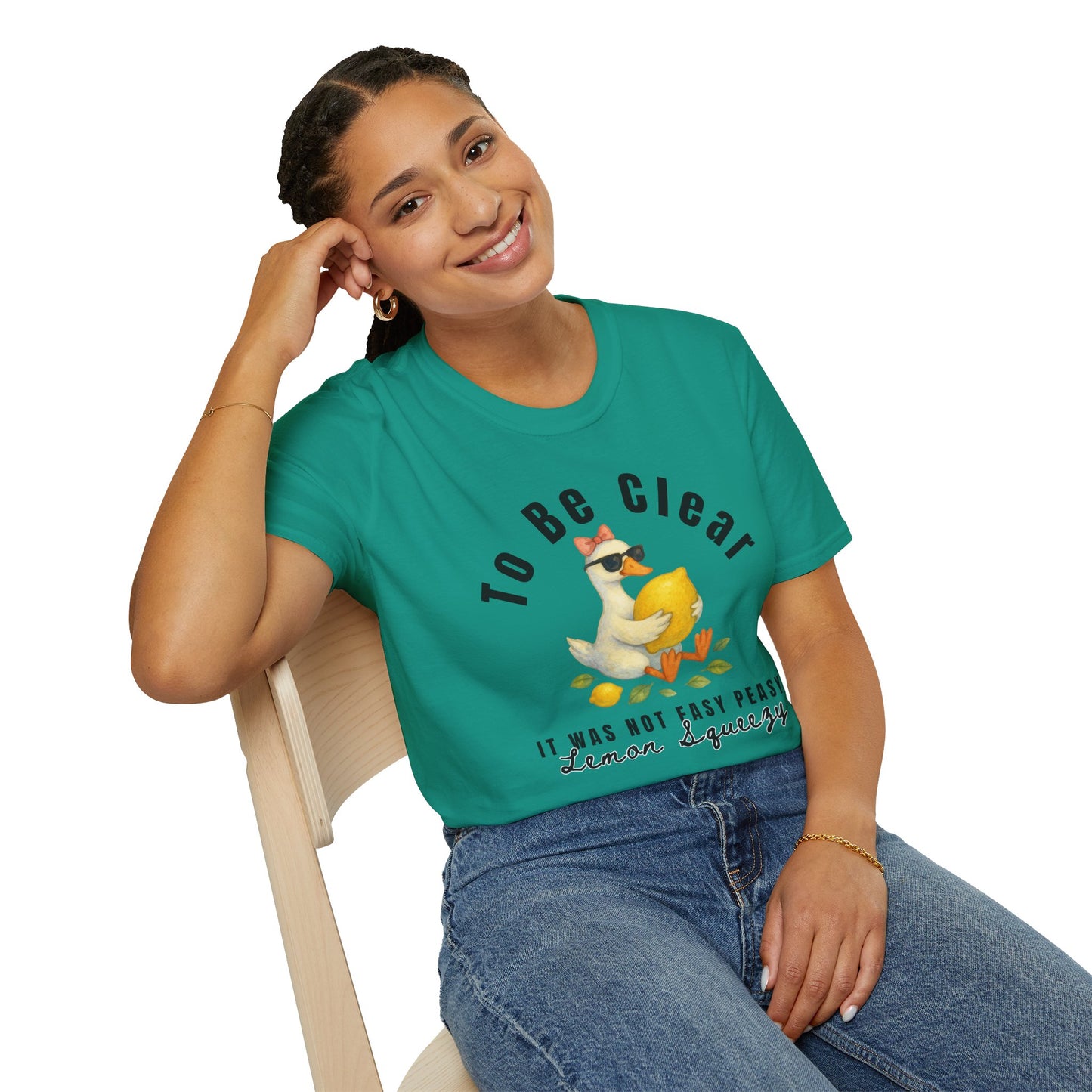 Lemon Squeezy Design, Cute Gift for Foodies, Humor Tee for Casual Outfits, Summer Apparel,